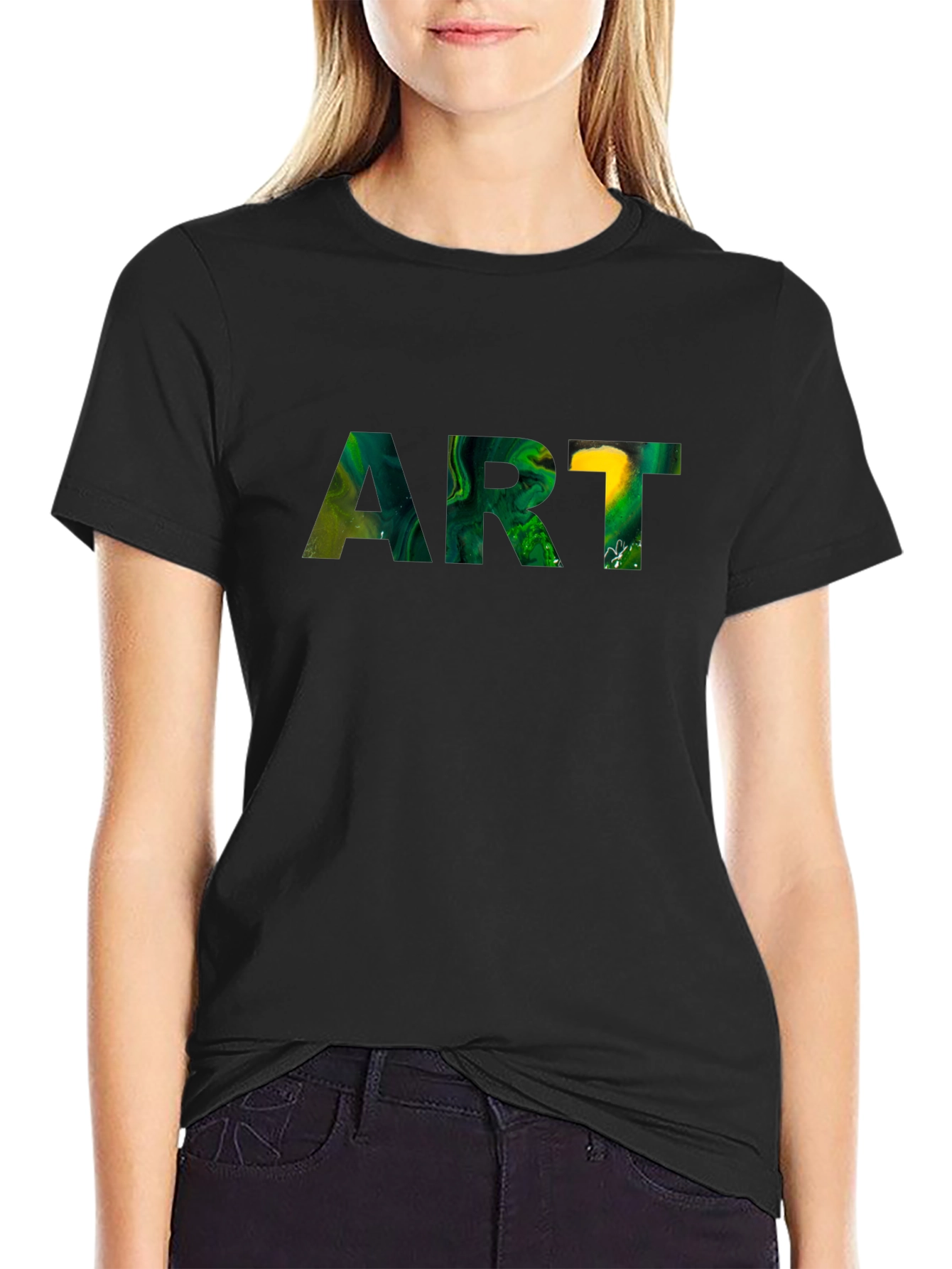 Abstract Art Graphic Tee - Modern Artistic Design