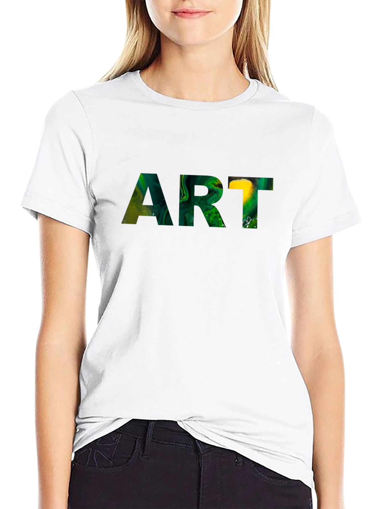 Abstract Art Graphic Tee - Modern Artistic Design