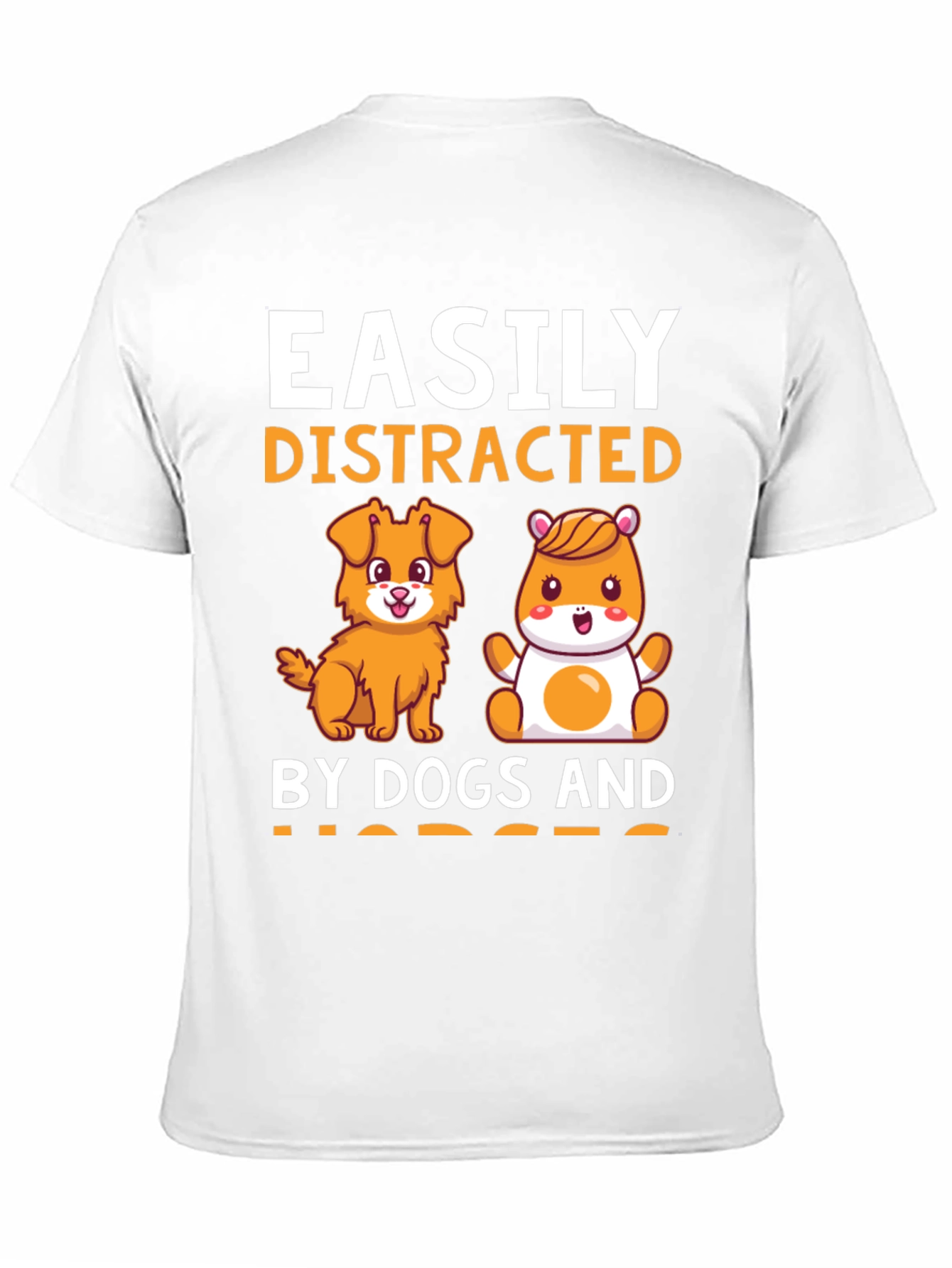 Easily Distracted By Dogs and Hamsters Graphic Tee