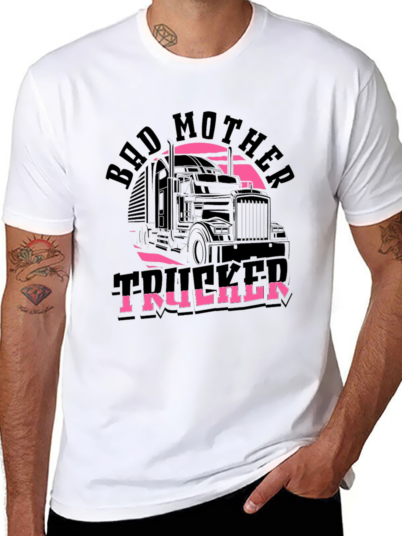 Bad Mother Trucker Graphic Tee