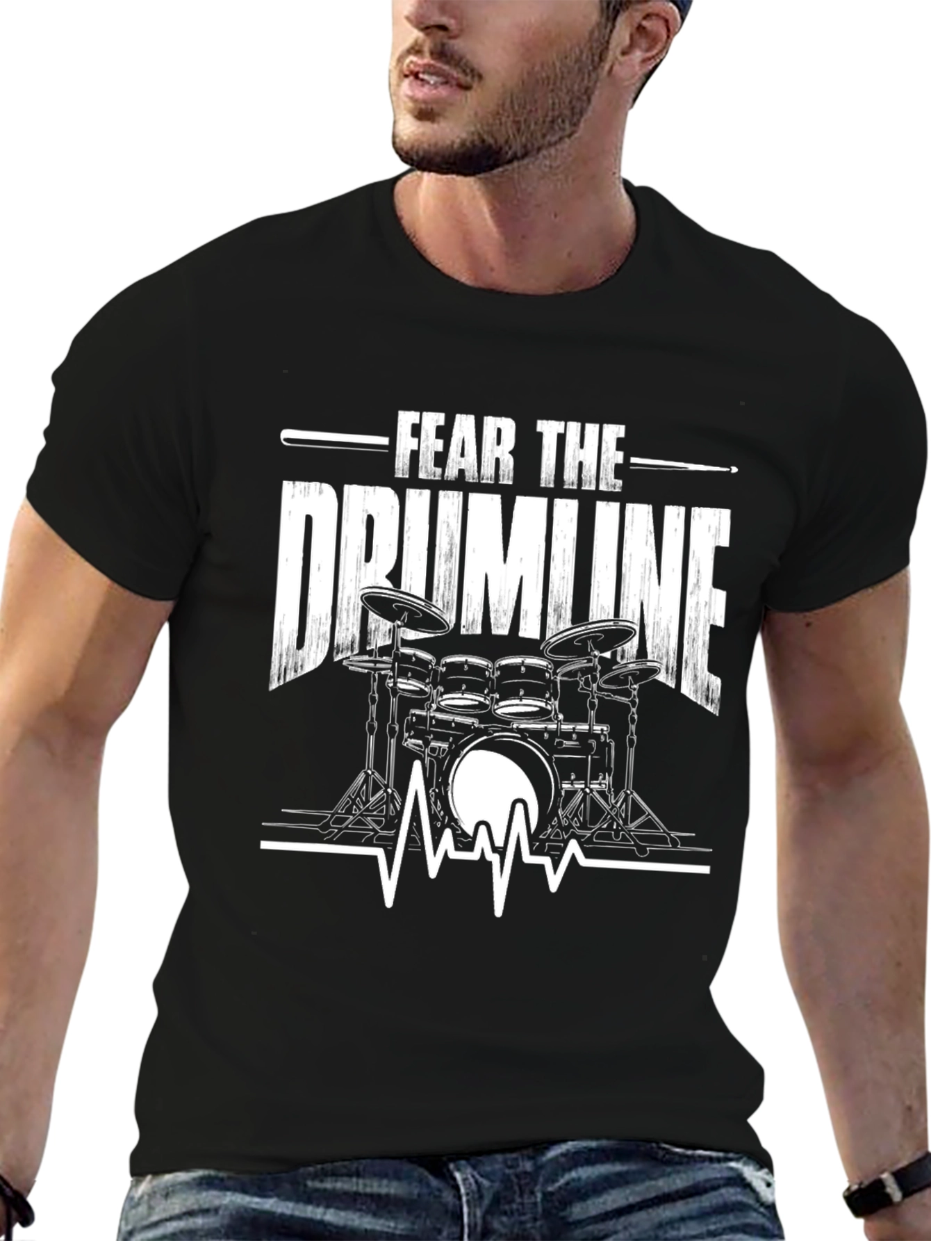 Fear the Drumline Black T-Shirt