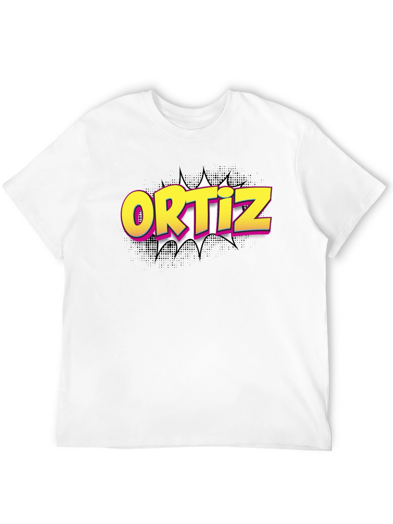 Ortiz Graphic T-Shirt - Bold Comic Book Style!