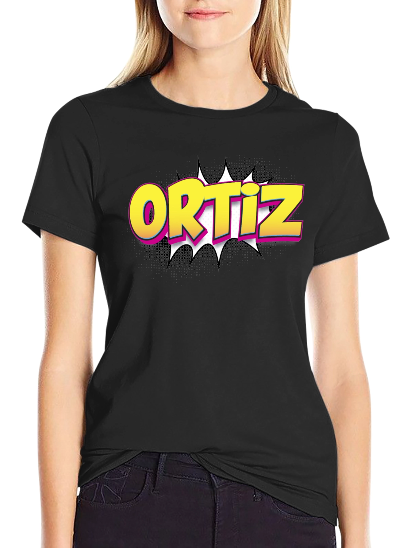 Ortiz Graphic T-Shirt - Bold Comic Book Style!