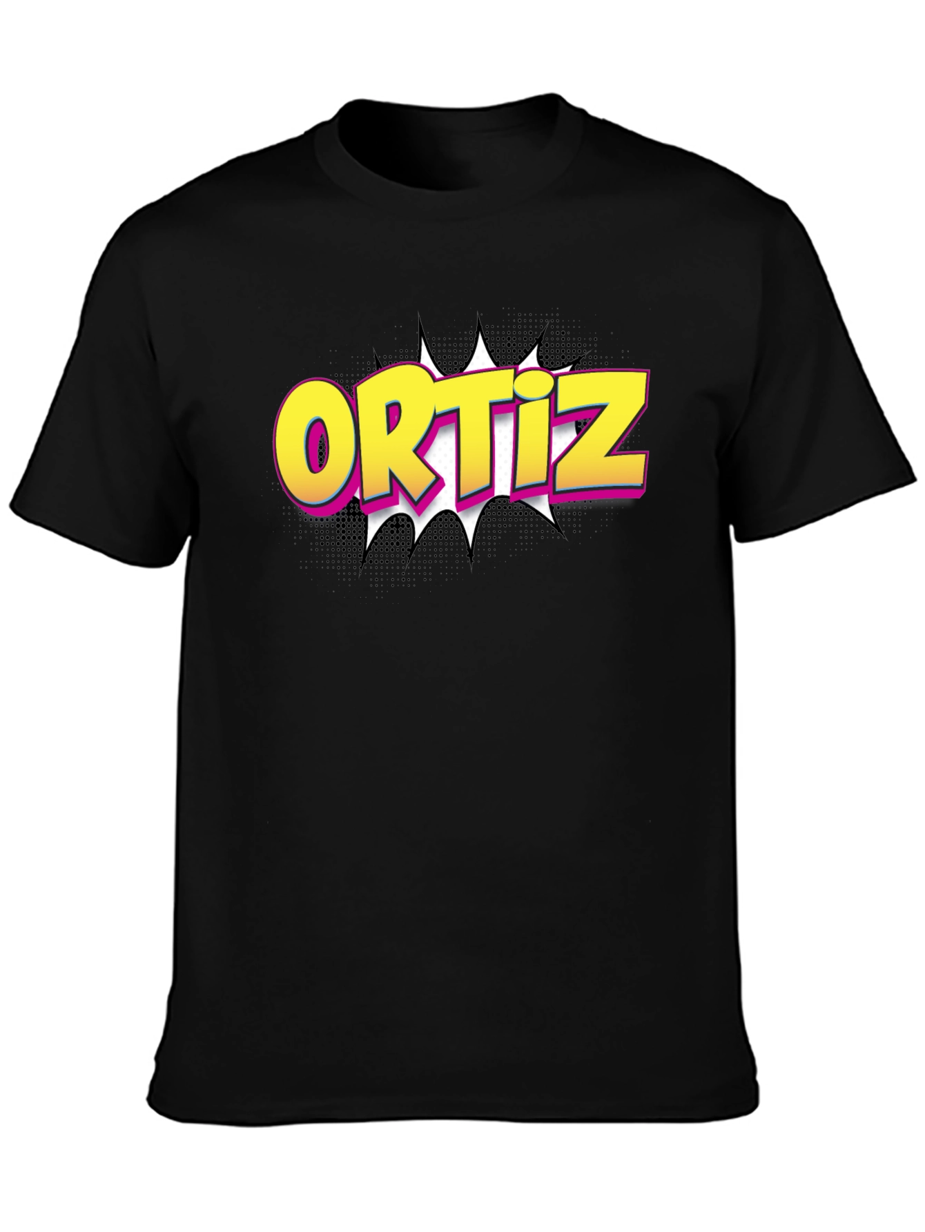 Ortiz Graphic T-Shirt - Bold Comic Book Style!