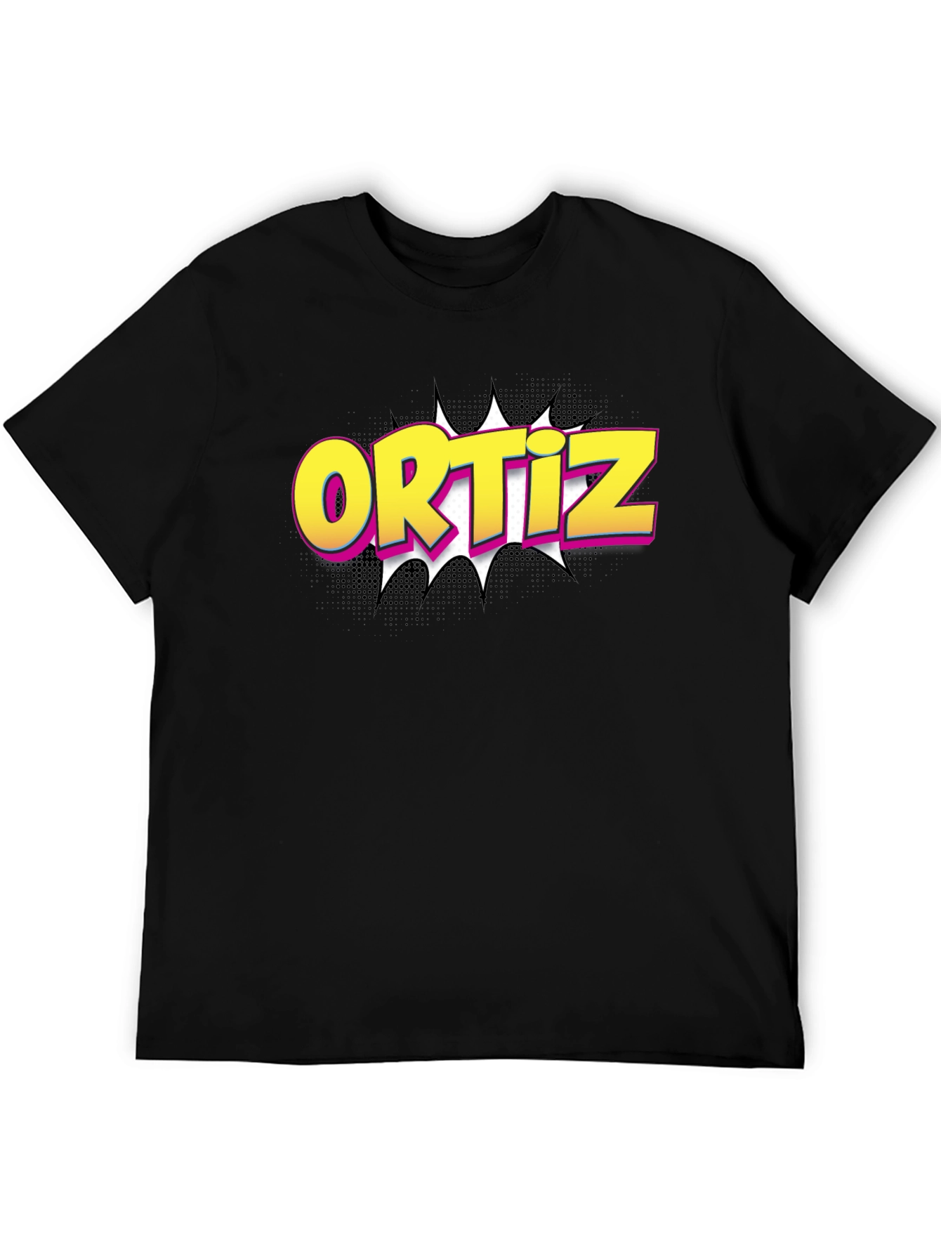 Ortiz Graphic T-Shirt - Bold Comic Book Style!