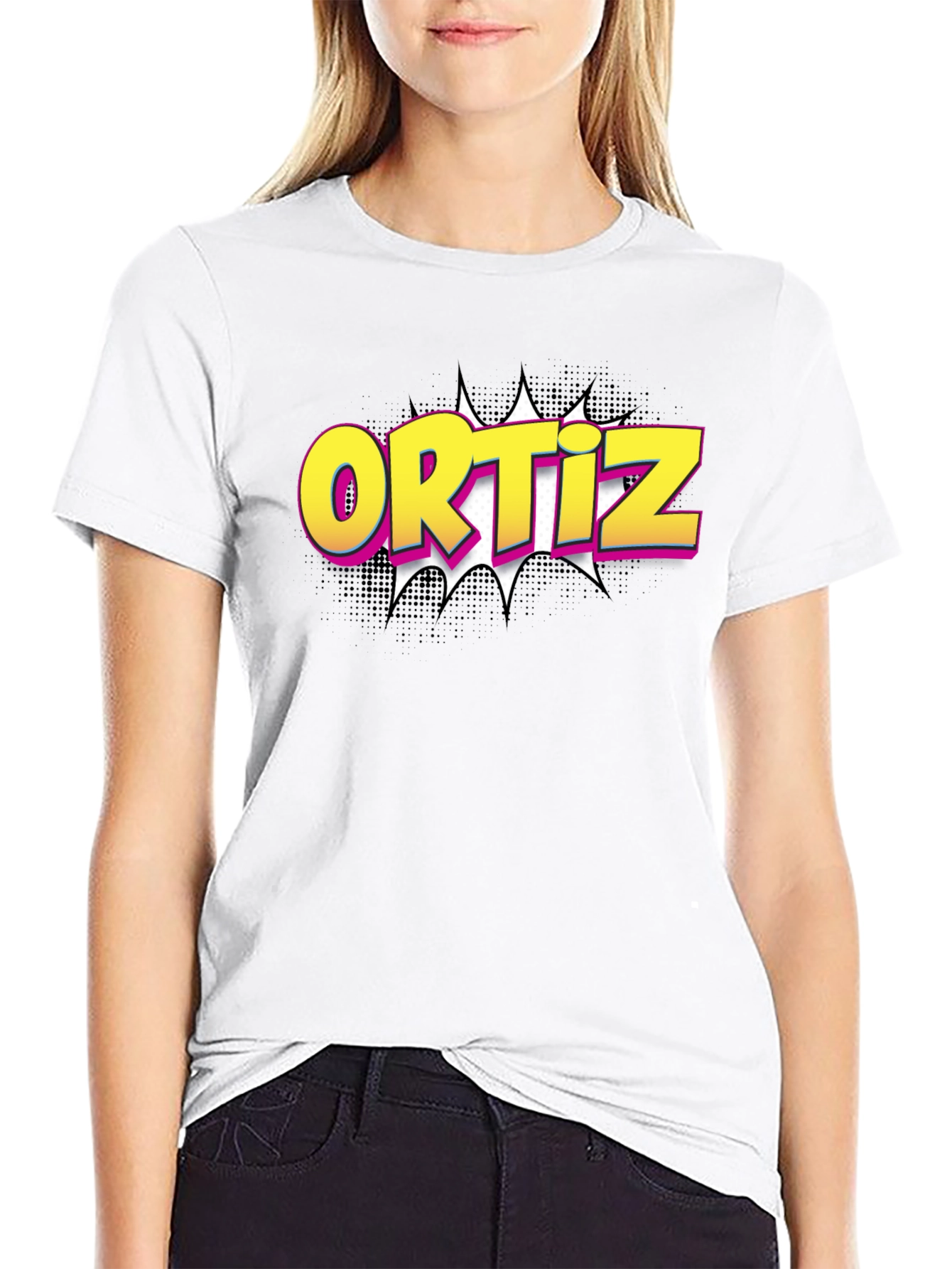 Ortiz Graphic T-Shirt - Bold Comic Book Style!