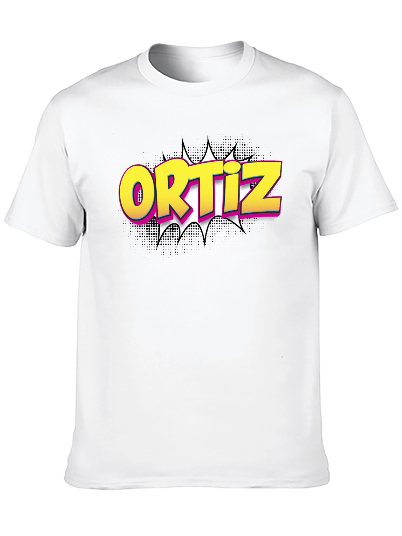 Ortiz Graphic T-Shirt - Bold Comic Book Style!
