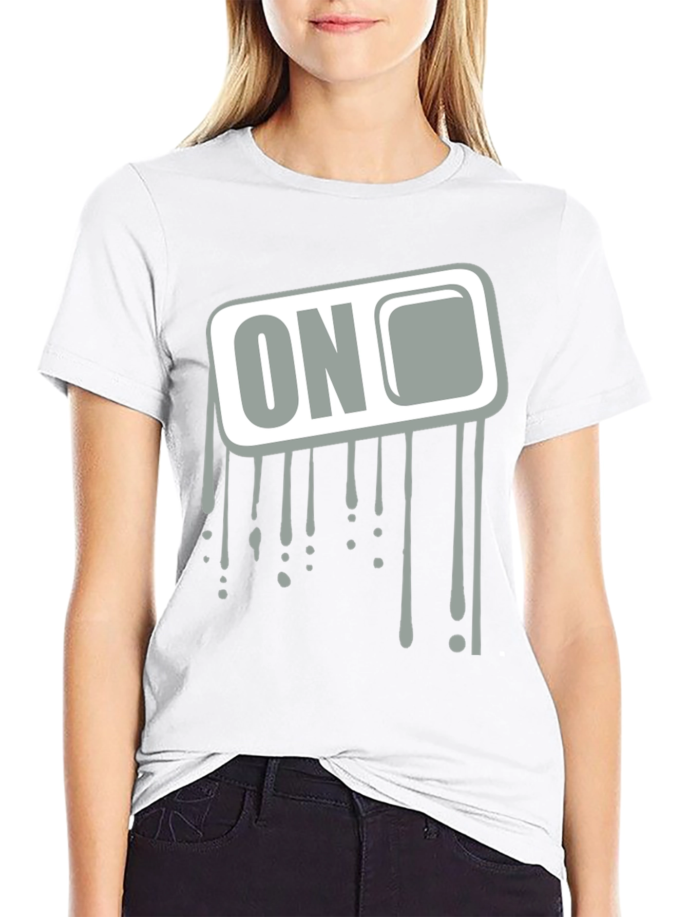 ON Graphic Print Mens T-Shirt - Cool Design