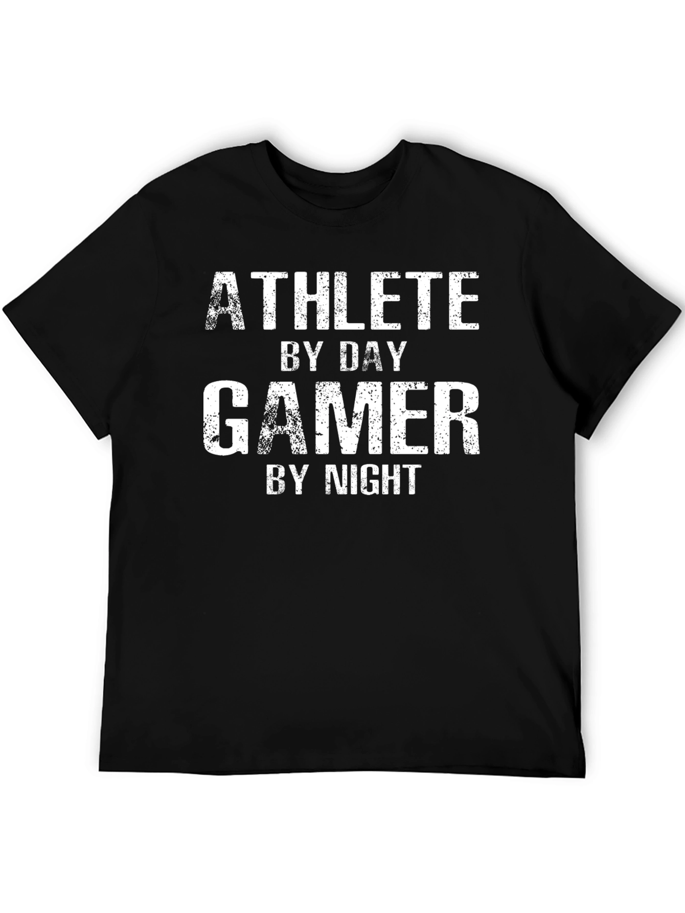 Athlete By Day Gamer By Night Graphic Tee