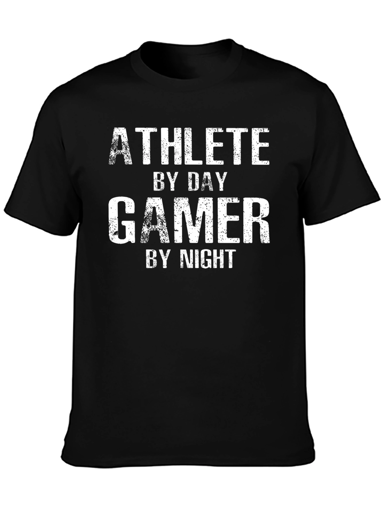 Athlete By Day Gamer By Night Graphic Tee