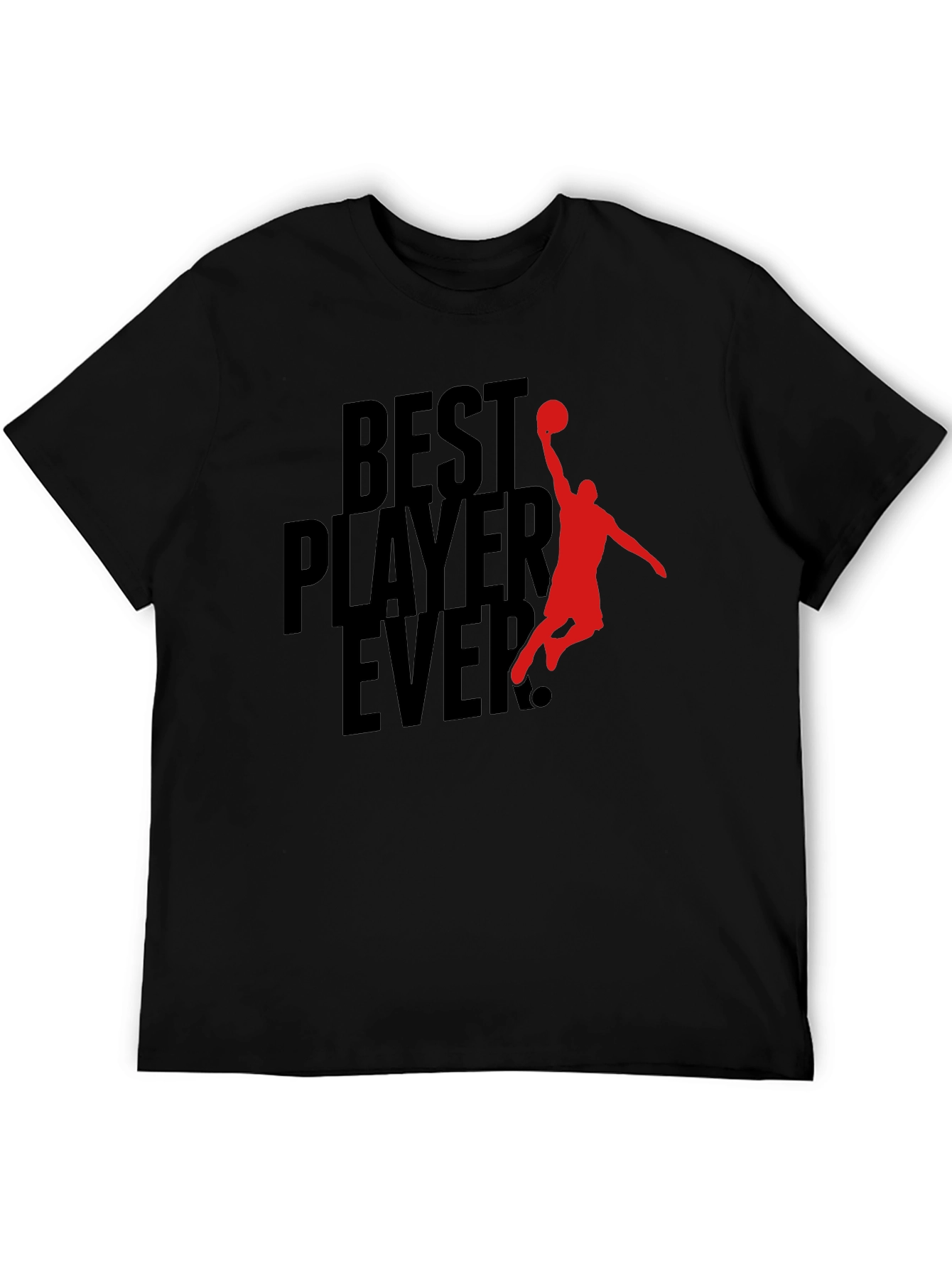 Best Player Ever Graphic Tee - Black
