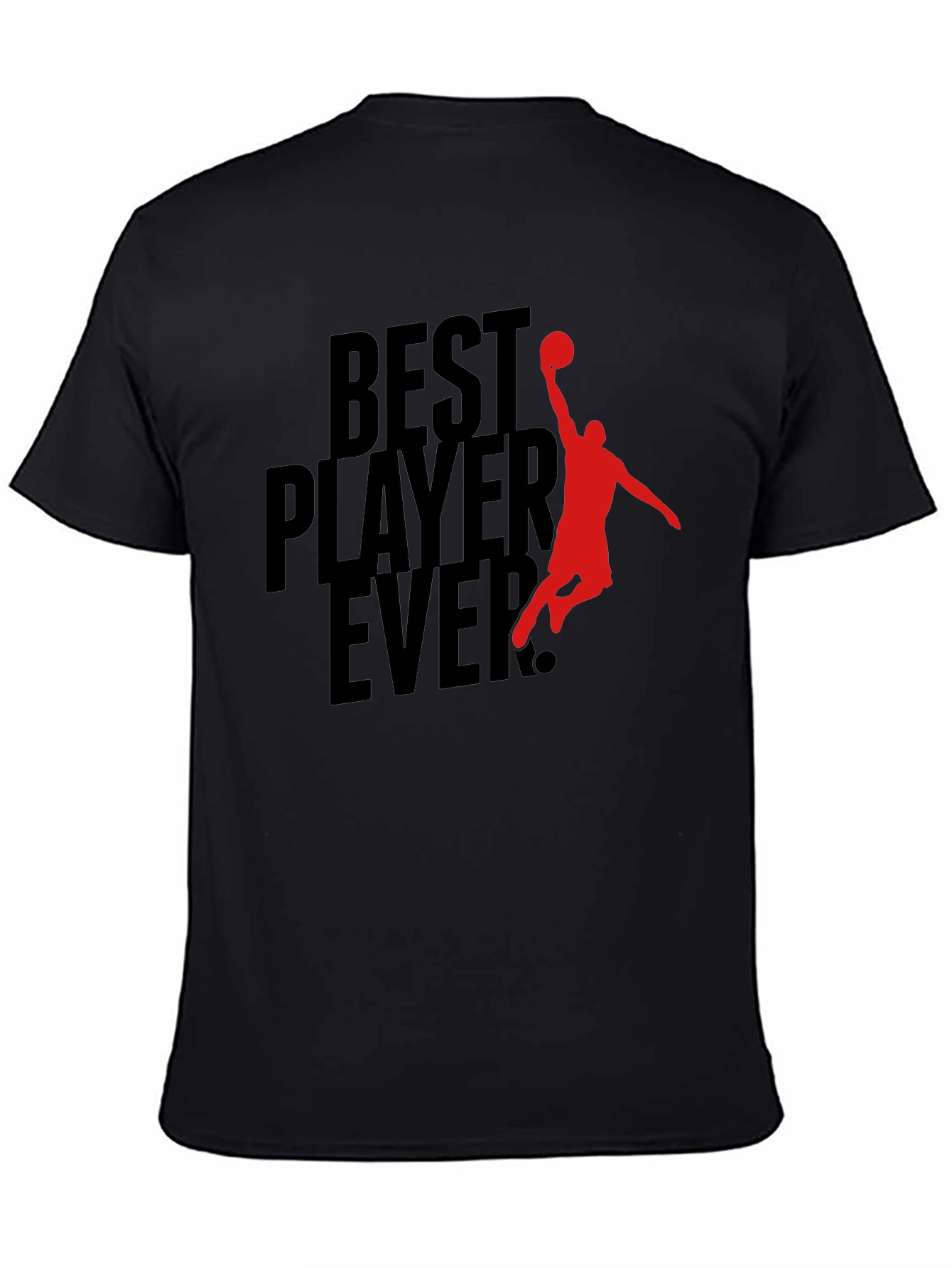 Best Player Ever Graphic Tee - Black