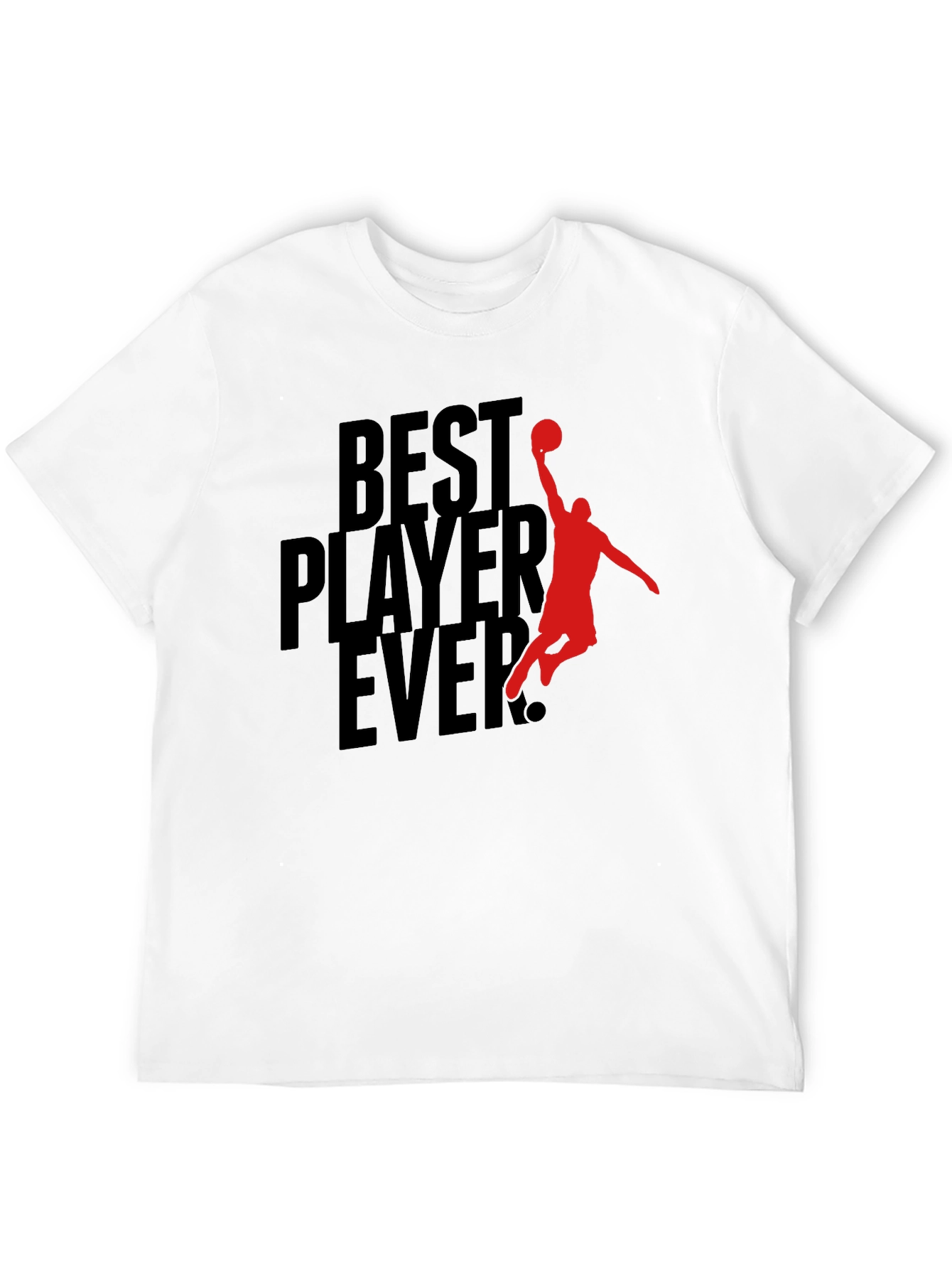 Best Player Ever Graphic Tee - Black