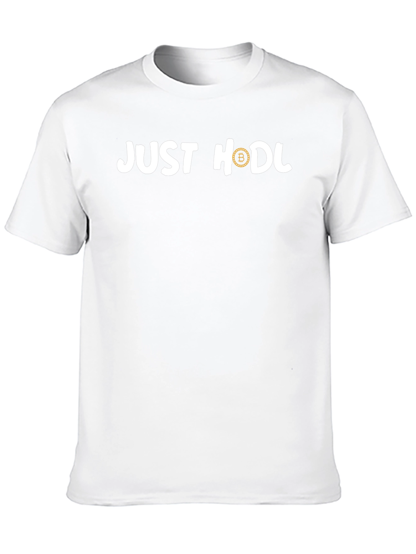 Just HODL Bitcoin Crypto T-Shirt - Classic Black Tee