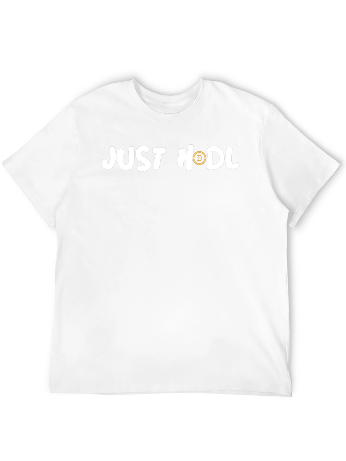 Just HODL Bitcoin Crypto T-Shirt - Classic Black Tee