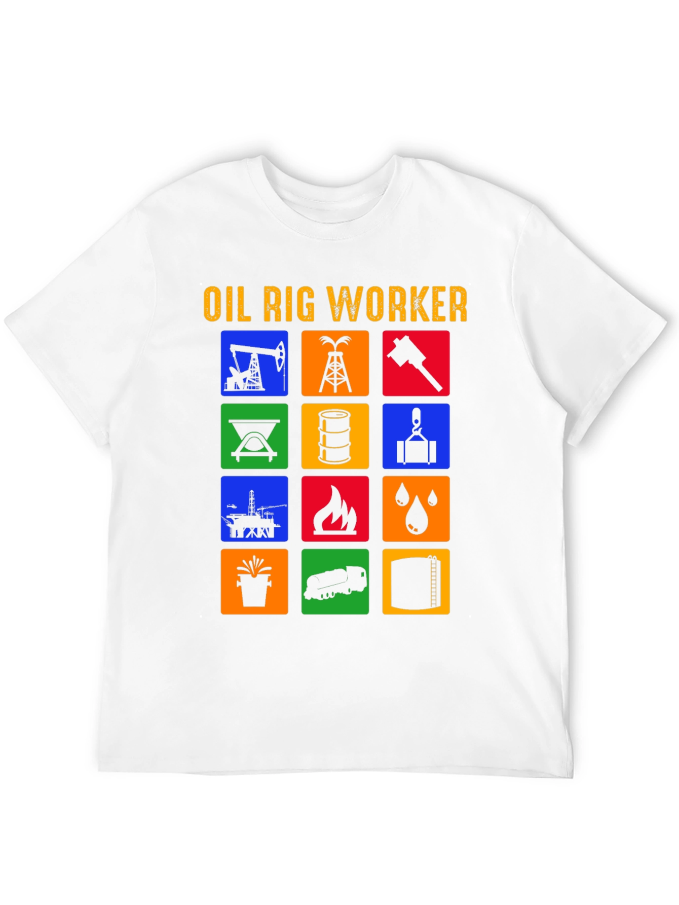 Oil Rig Worker Graphic Tee