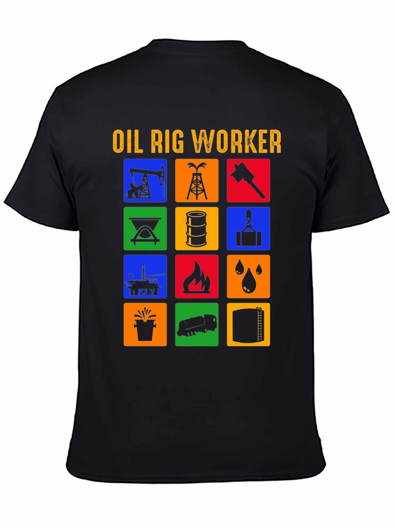 Oil Rig Worker Graphic Tee