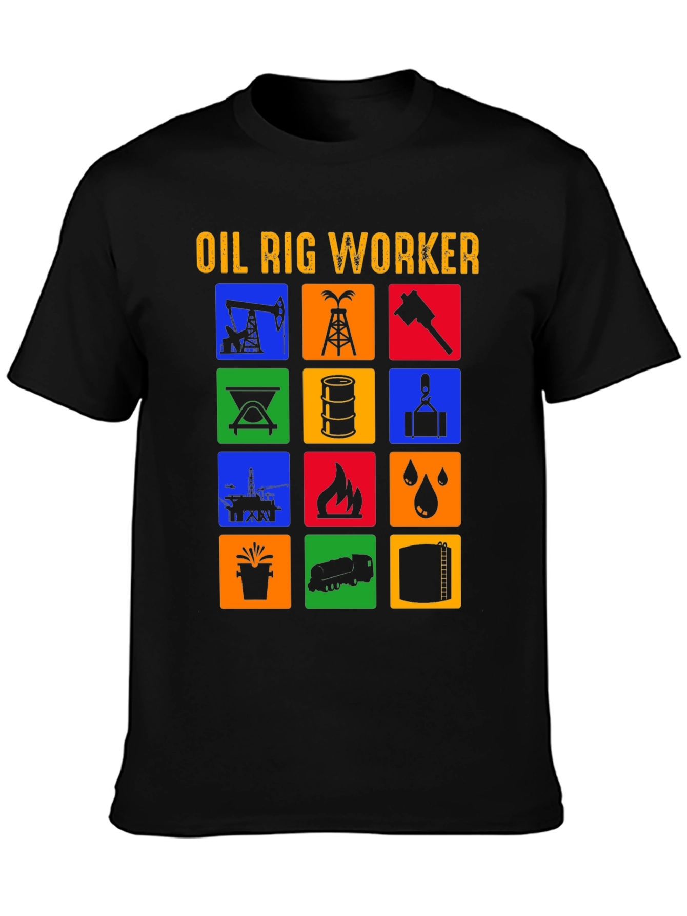 Oil Rig Worker Graphic Tee