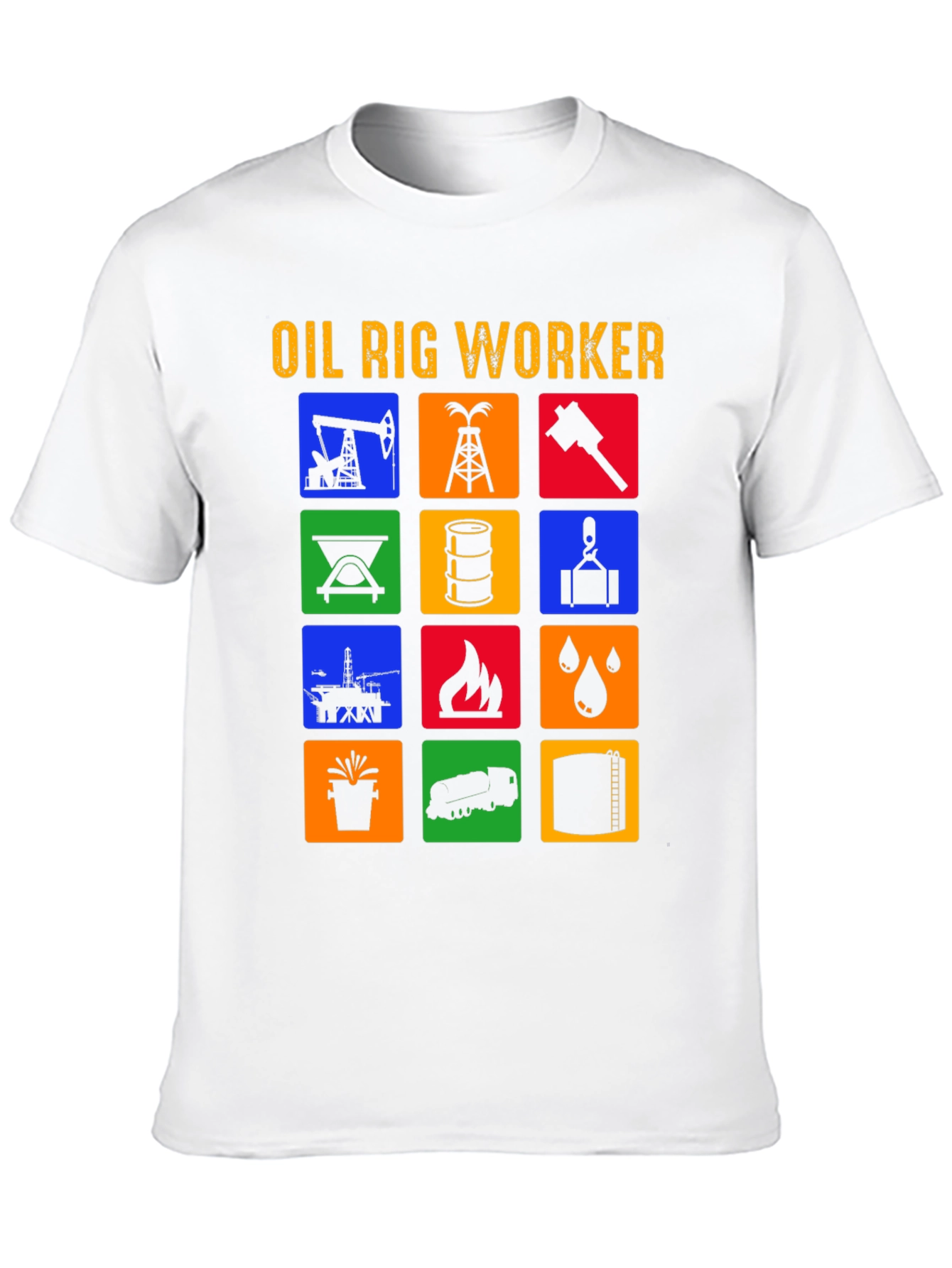 Oil Rig Worker Graphic Tee