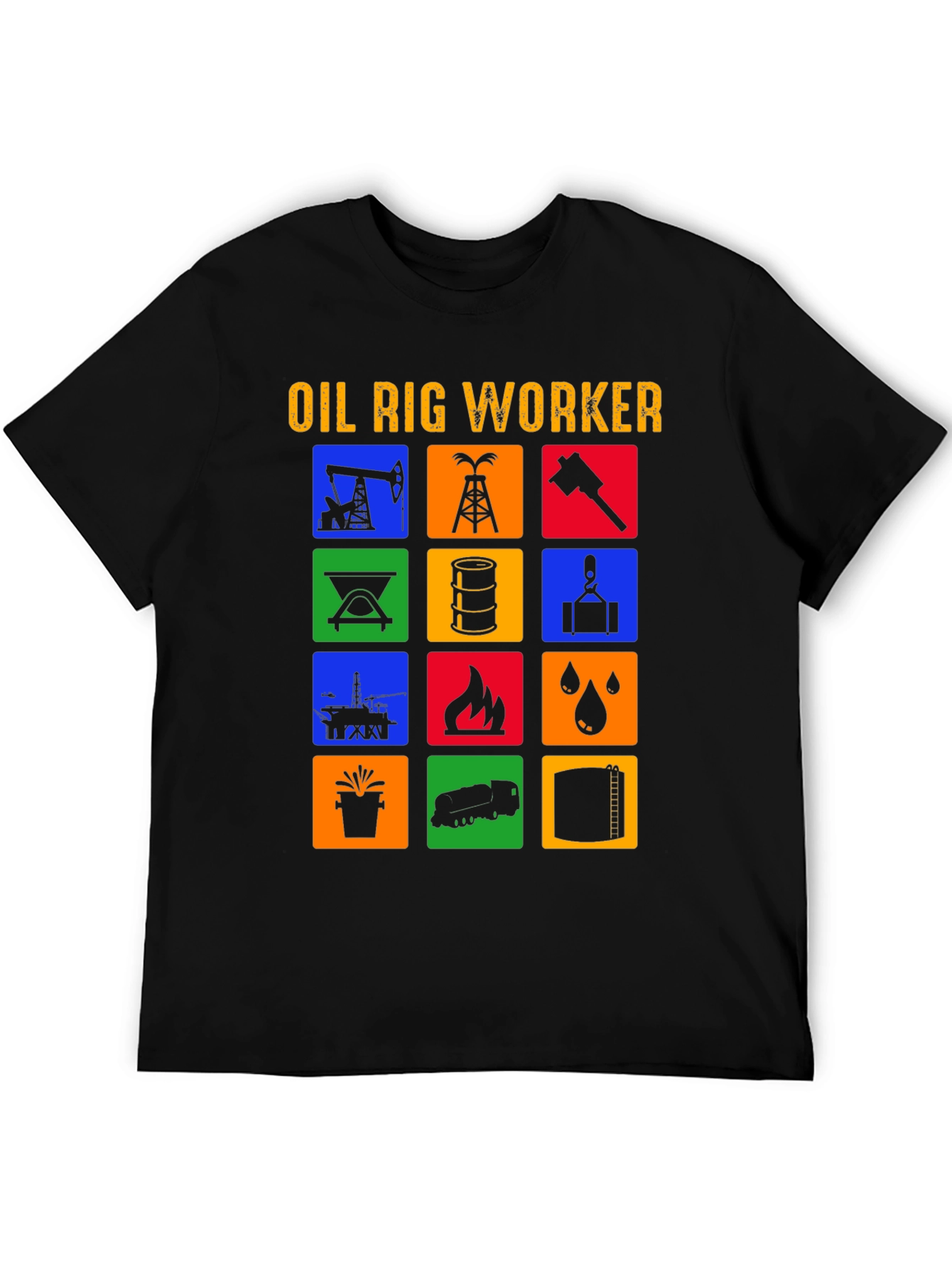 Oil Rig Worker Graphic Tee