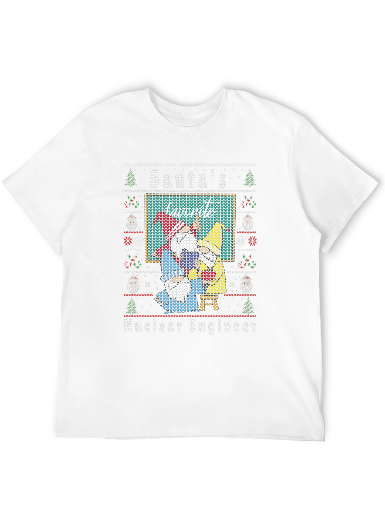 Nuclear Engineer Santas Favorite Ugly Christmas Sweater T-Shirt