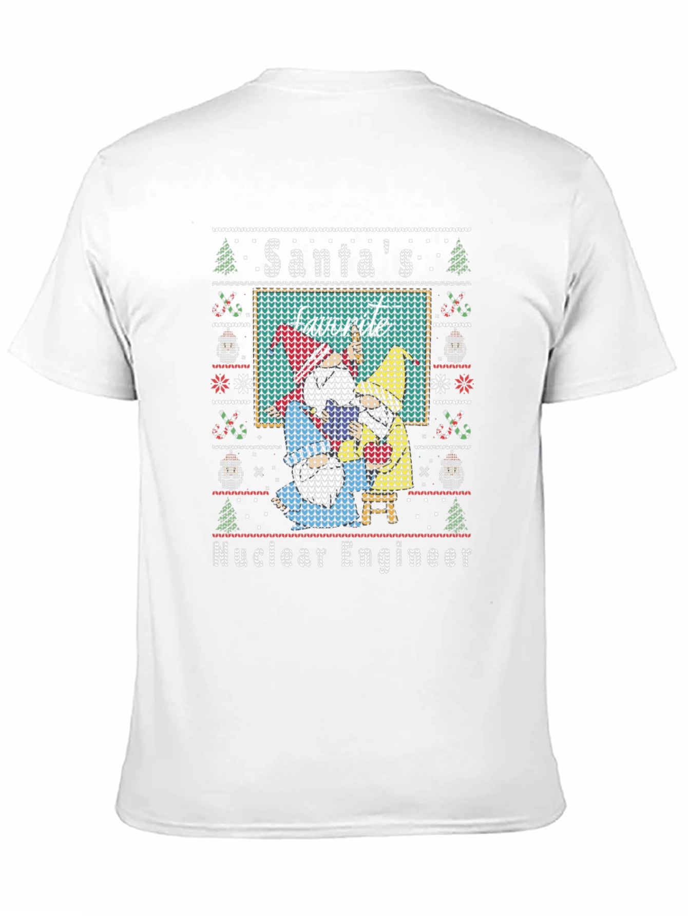 Nuclear Engineer Santas Favorite Ugly Christmas Sweater T-Shirt