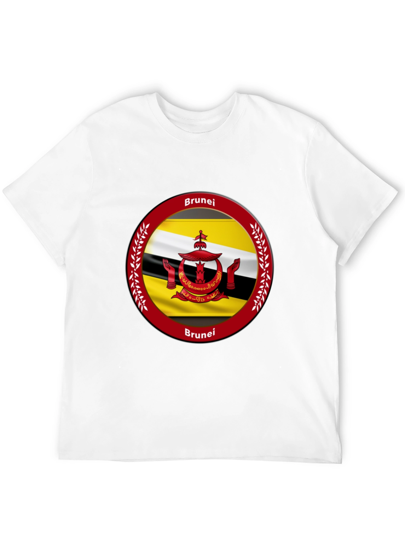 Brunei Flag T-Shirt - Black Graphic Tee