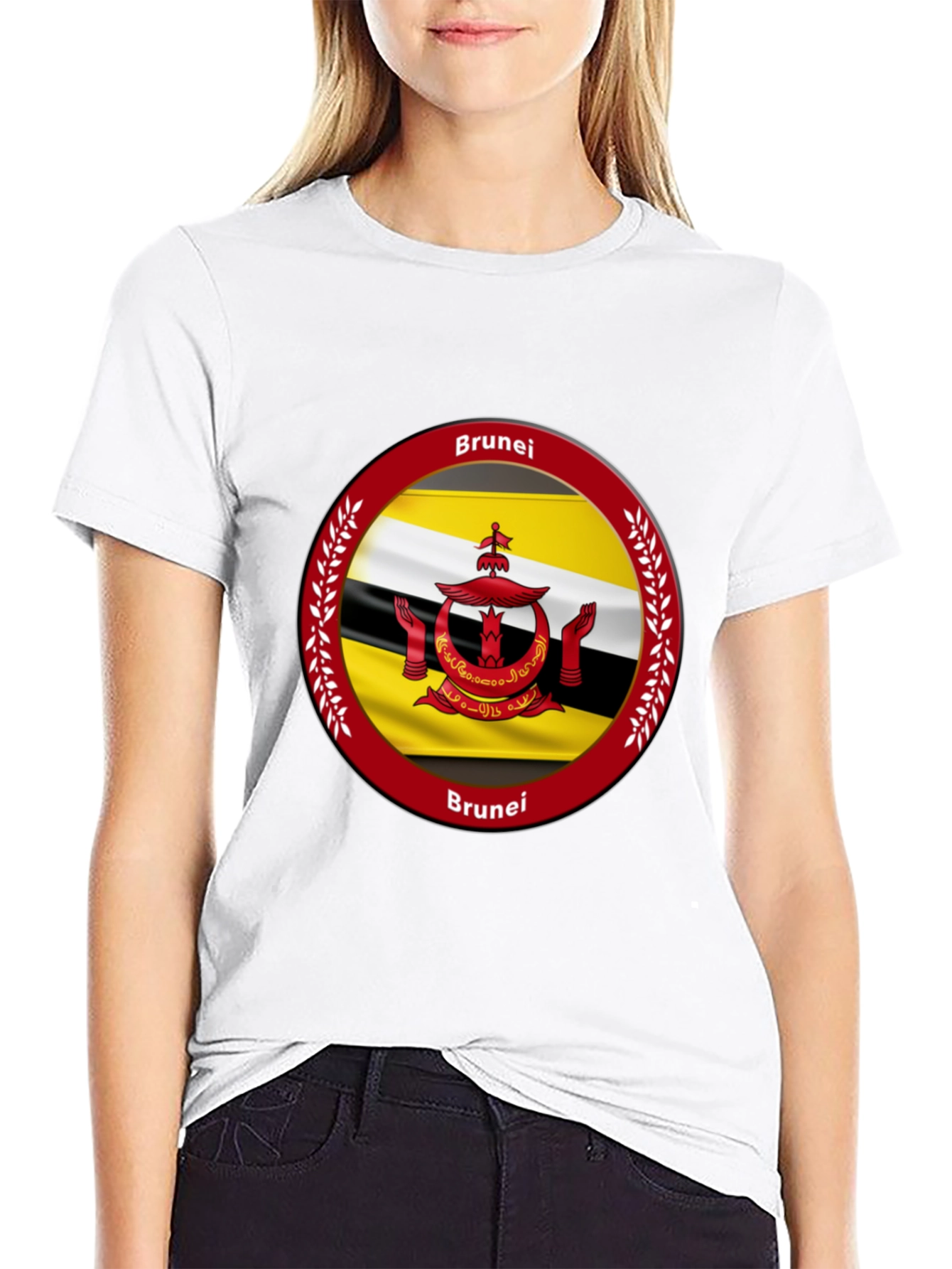 Brunei Flag T-Shirt - Black Graphic Tee