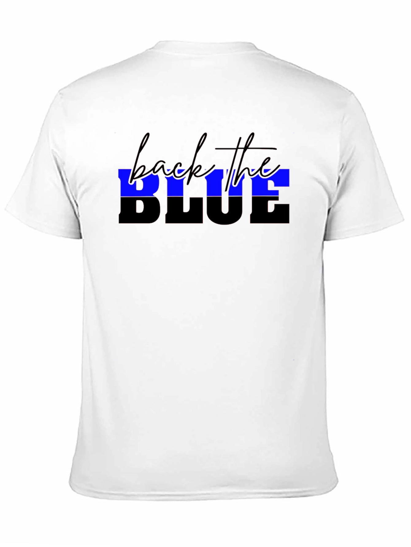 Back the Blue Black T-Shirt