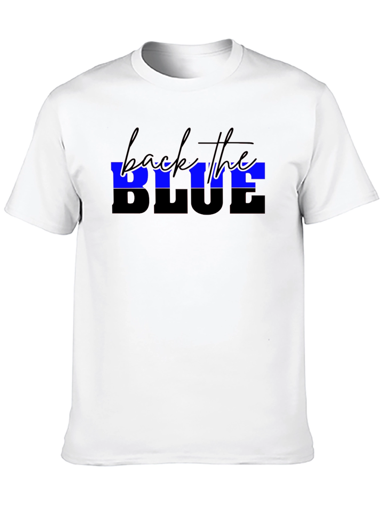 Back the Blue Black T-Shirt