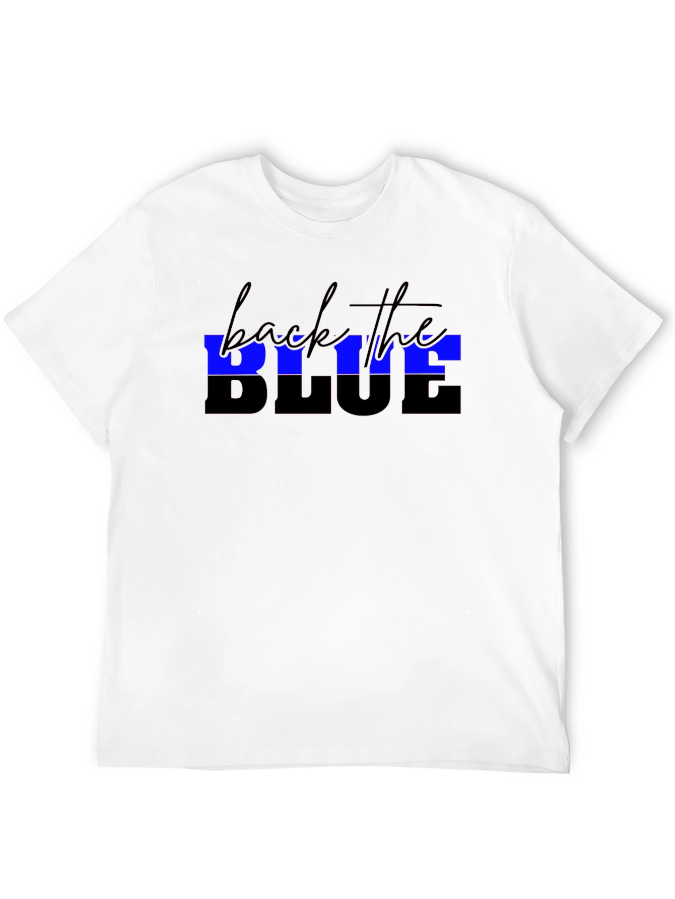 Back the Blue Black T-Shirt
