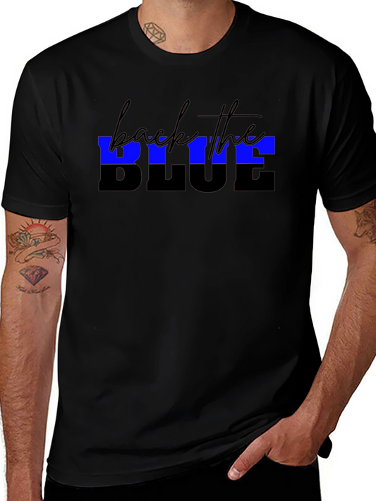 Back the Blue Black T-Shirt