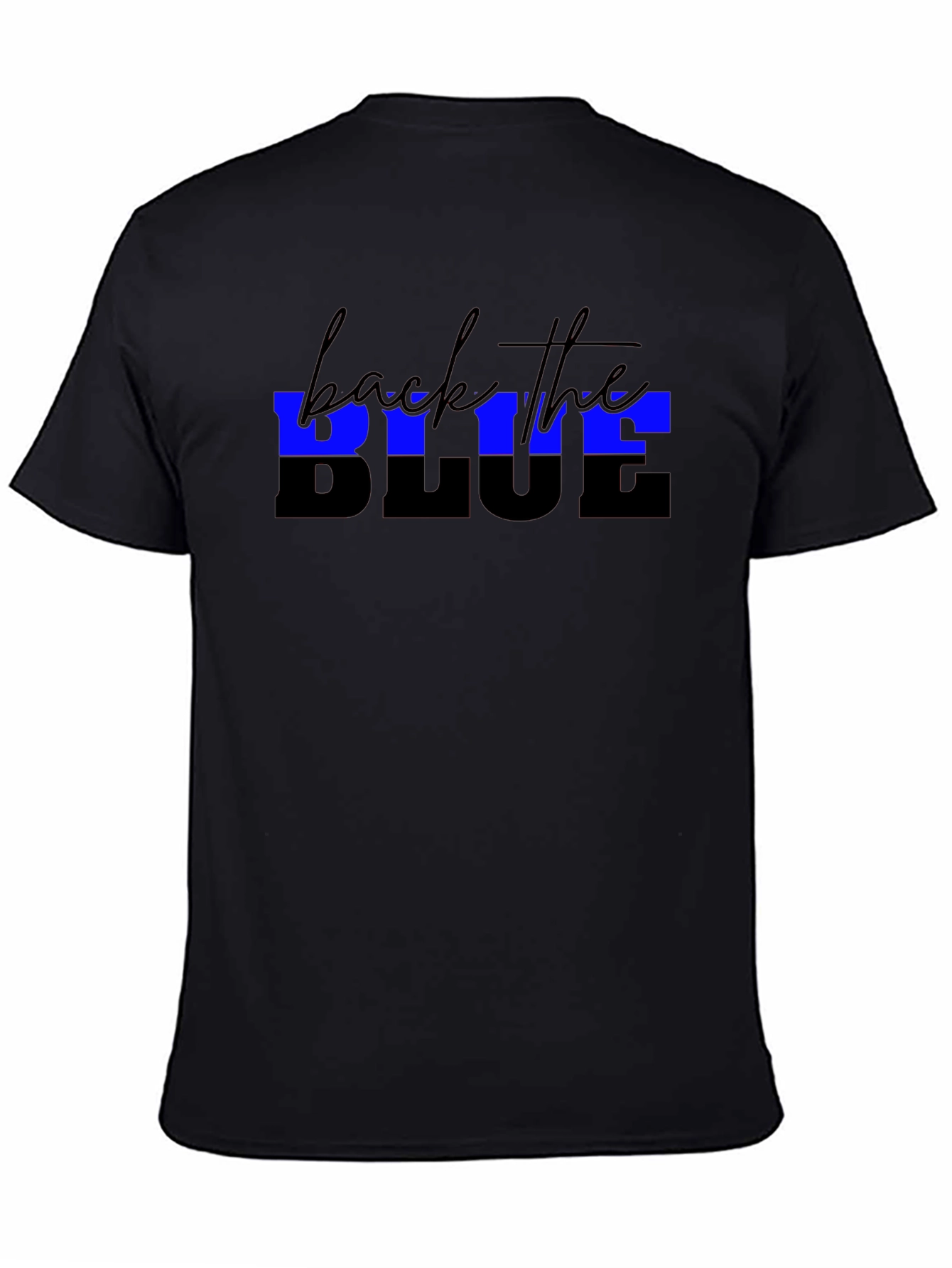 Back the Blue Black T-Shirt