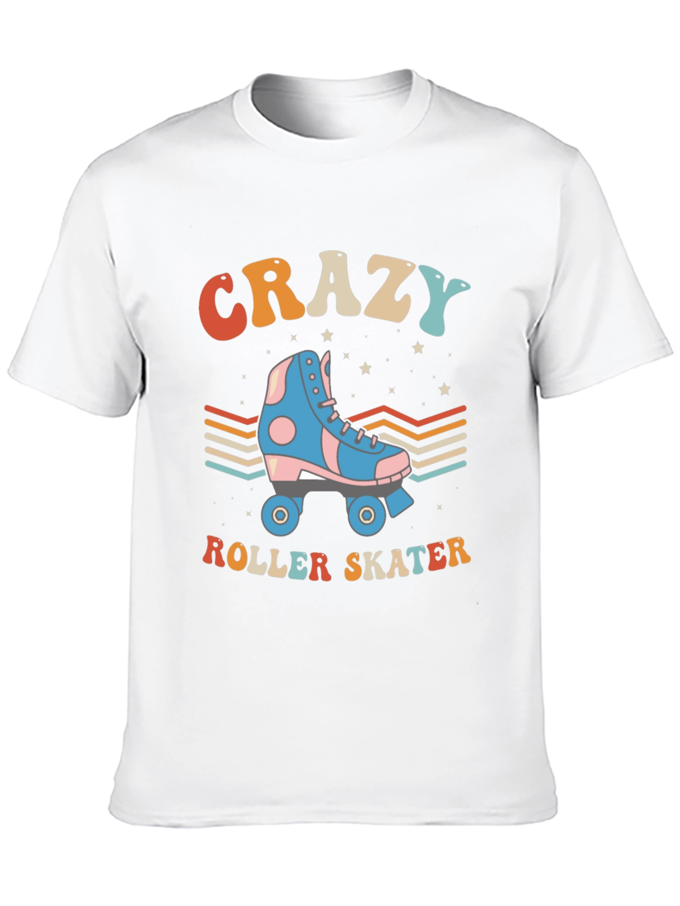 Retro Crazy Roller Skater Graphic Tee