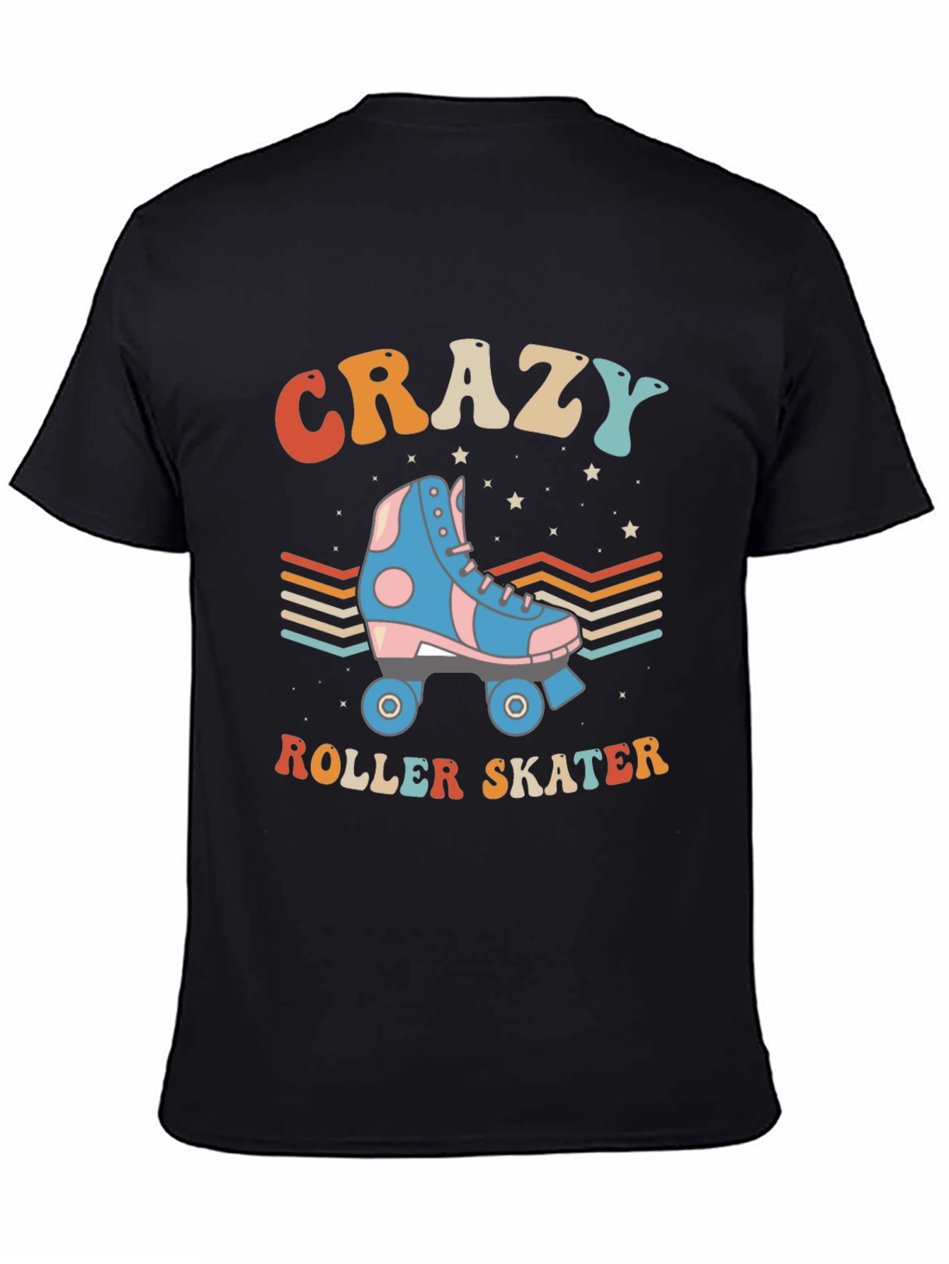 Retro Crazy Roller Skater Graphic Tee