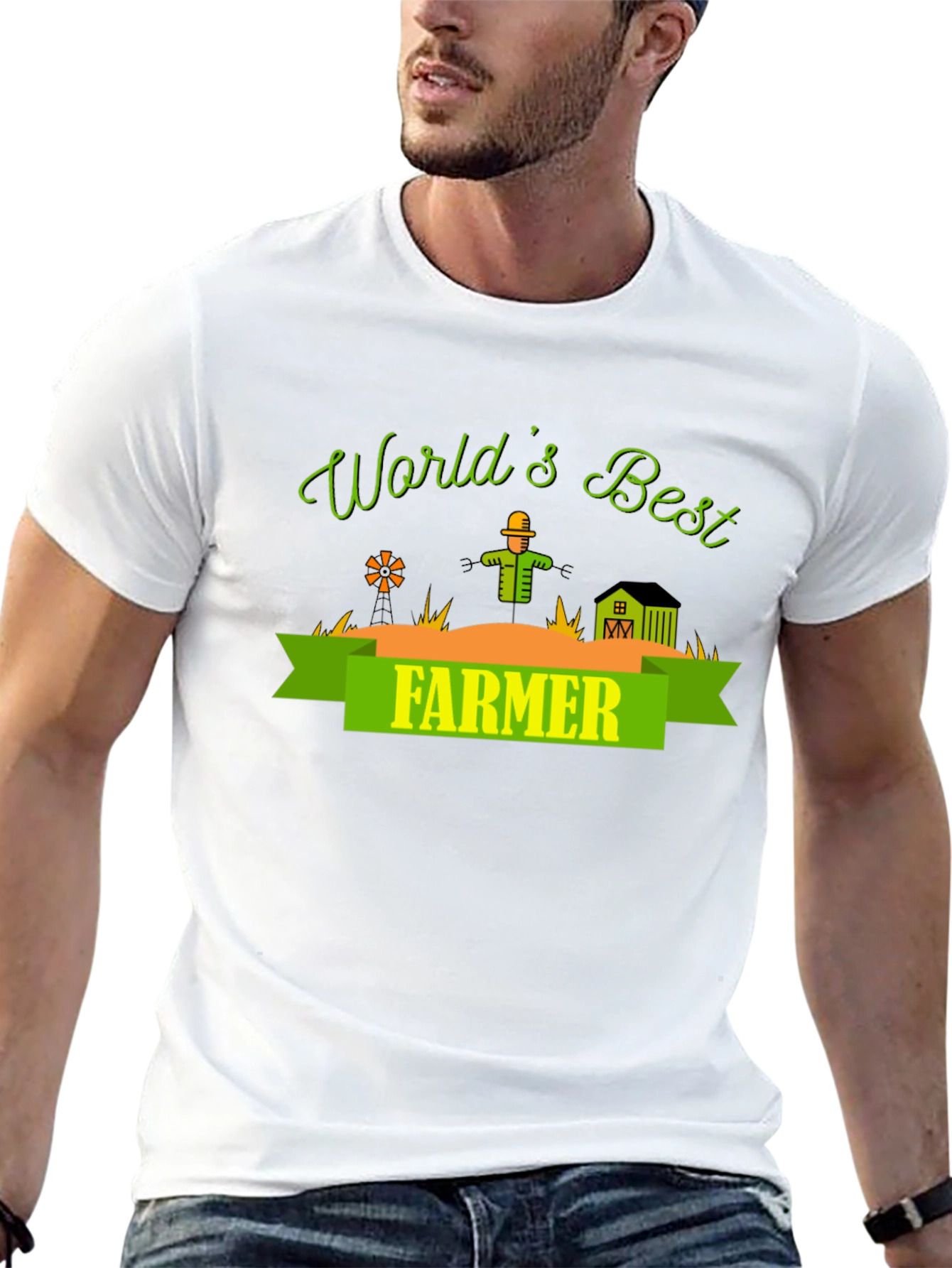 Worlds Best Farmer Graphic Tee