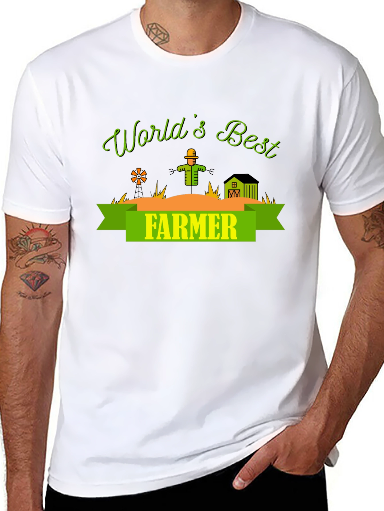 Worlds Best Farmer Graphic Tee