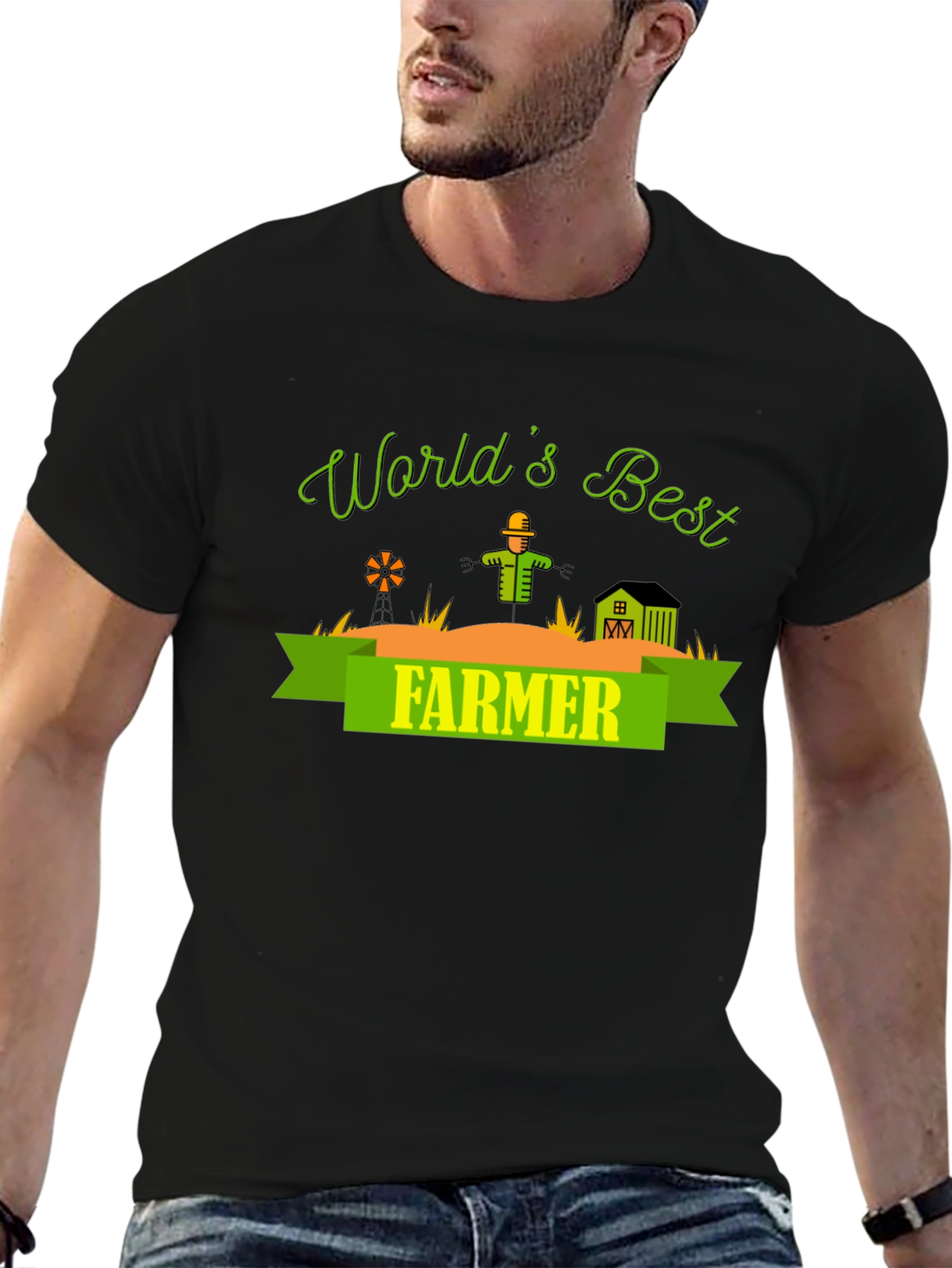 Worlds Best Farmer Graphic Tee