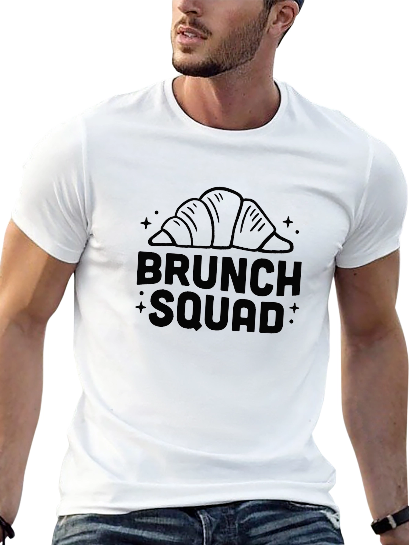 Brunch Squad Croissant T-Shirt