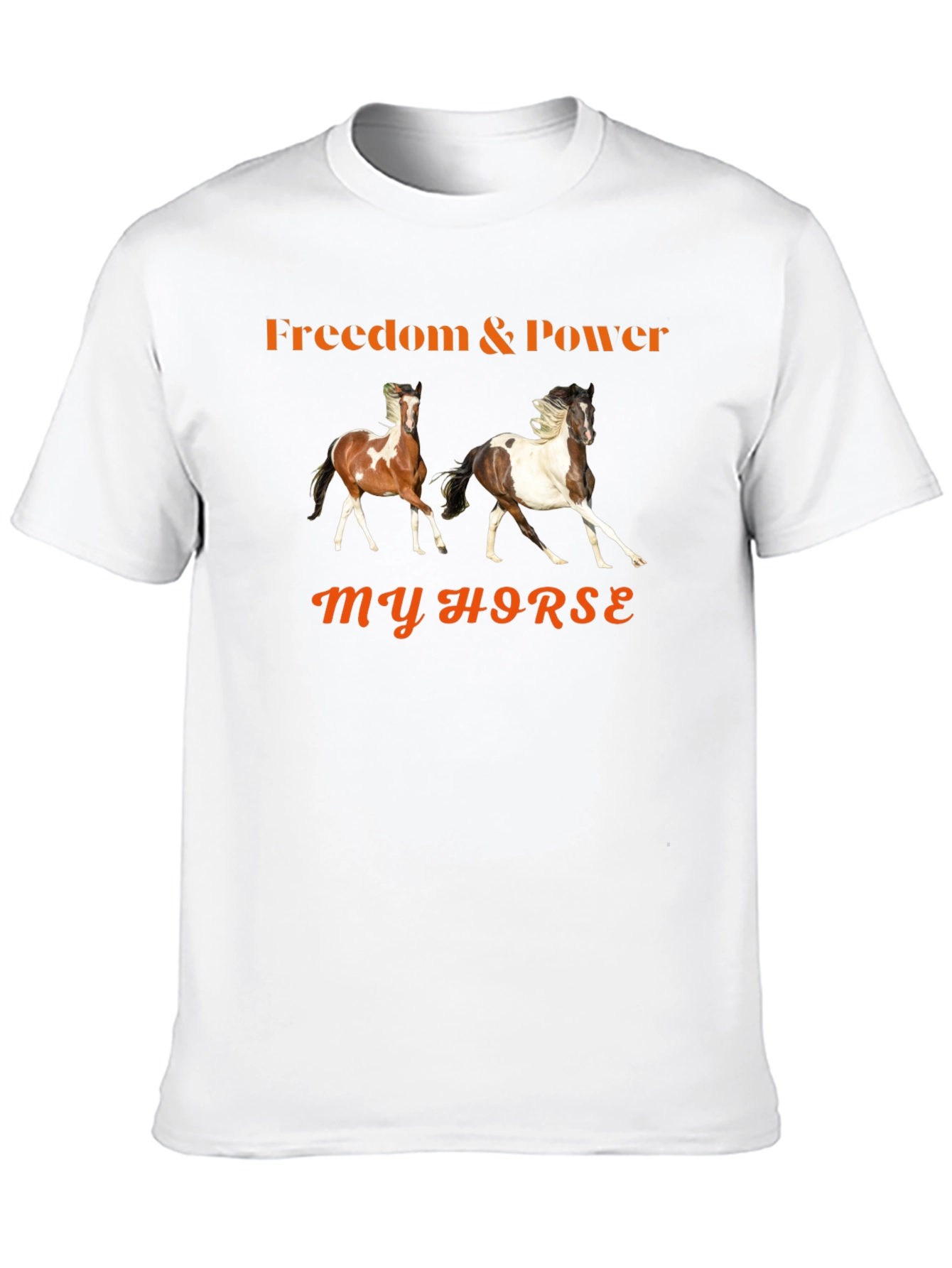 Freedom & Power Horse Graphic T-Shirt