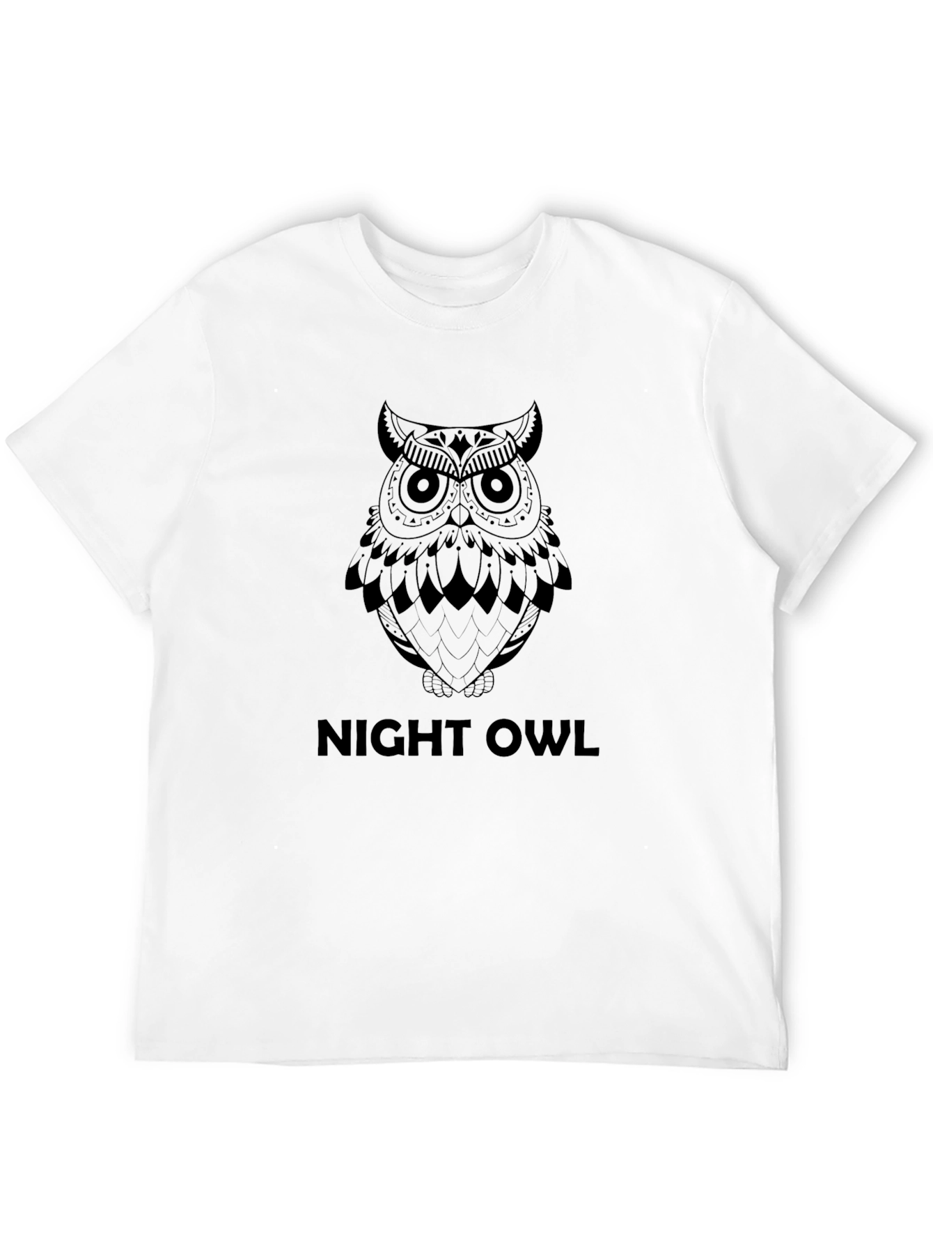 Night Owl Graphic Tee - Mens Black T-Shirt