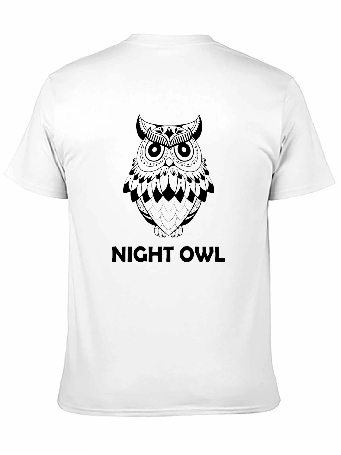 Night Owl Graphic Tee - Mens Black T-Shirt