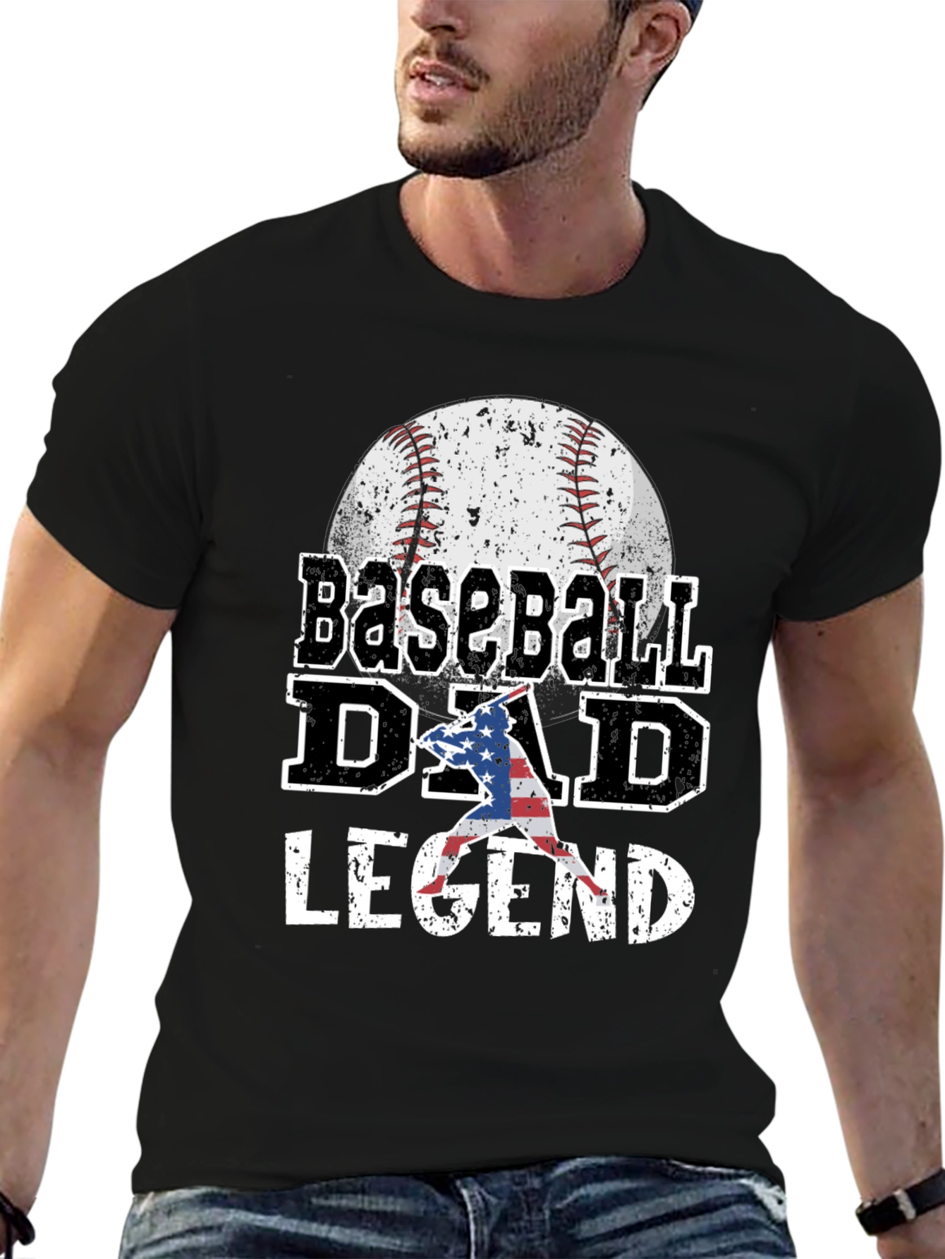 Baseball Dad Legend T-Shirt