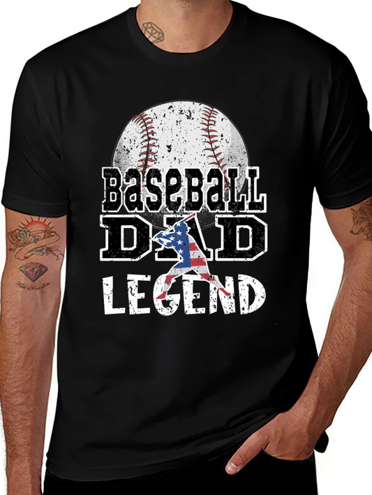 Baseball Dad Legend T-Shirt