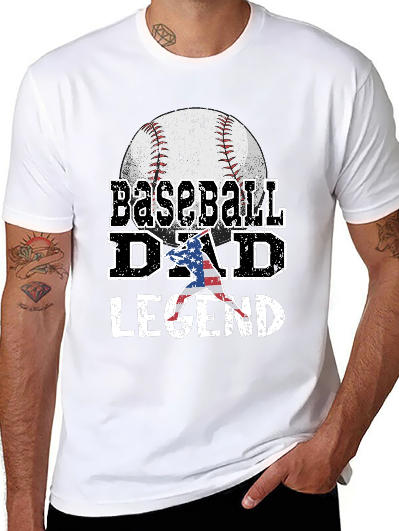 Baseball Dad Legend T-Shirt