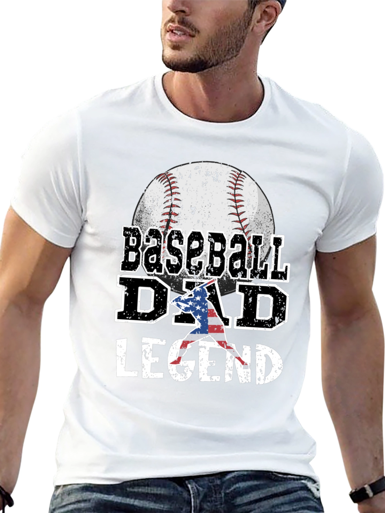 Baseball Dad Legend T-Shirt