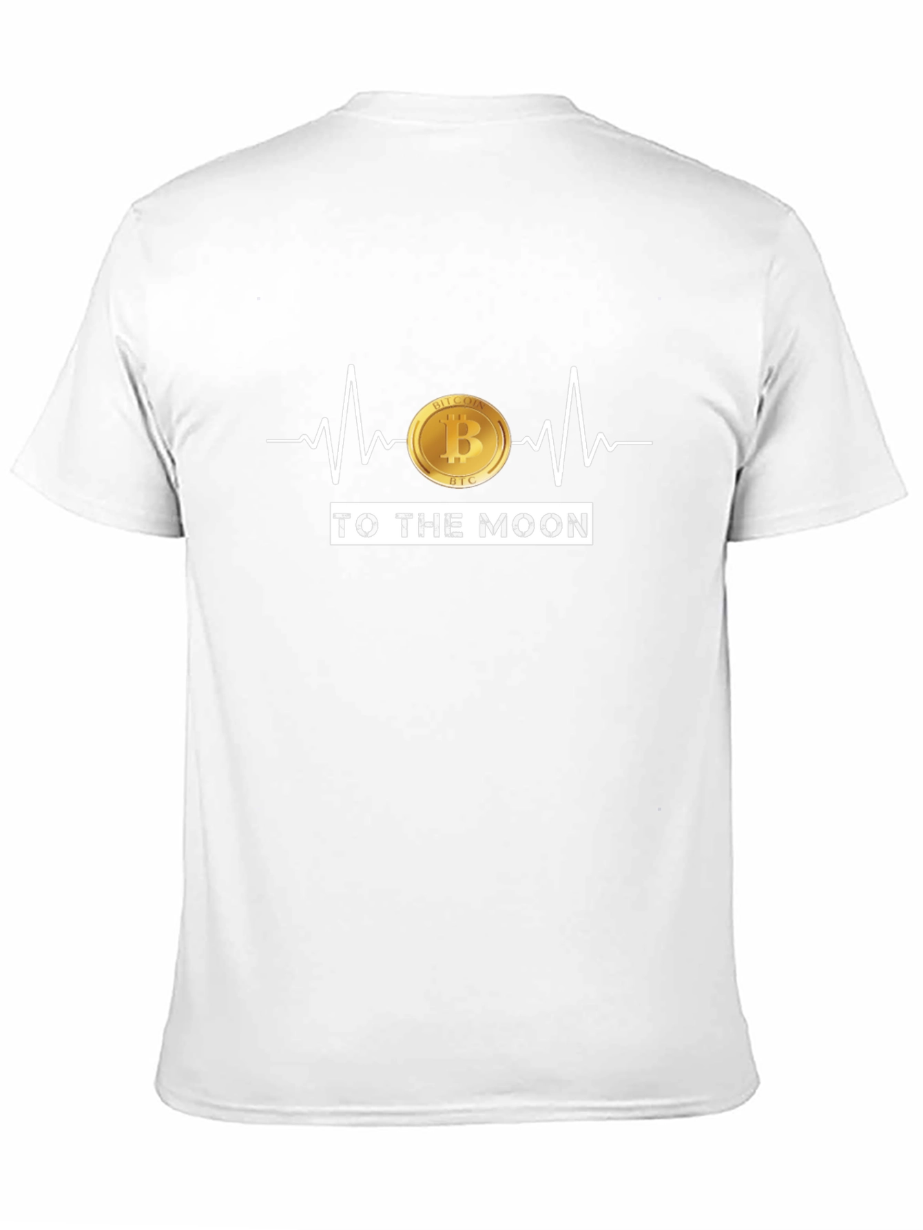 Bitcoin To The Moon Black T-Shirt Crypto BTC HODL