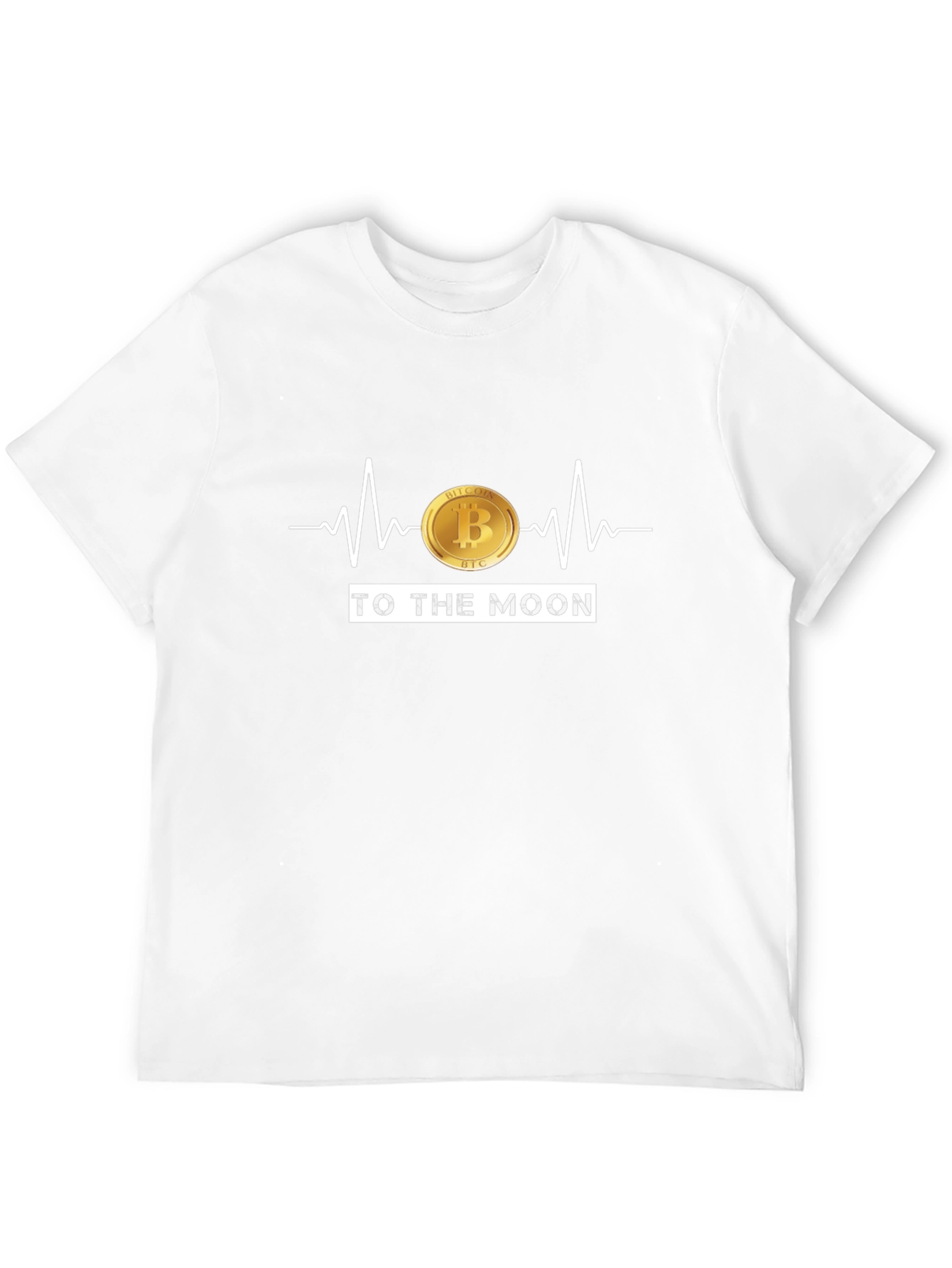 Bitcoin To The Moon Black T-Shirt Crypto BTC HODL