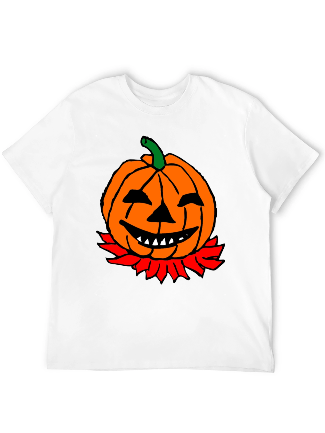 Pumpkin Graphic Tee - Halloween T-Shirt