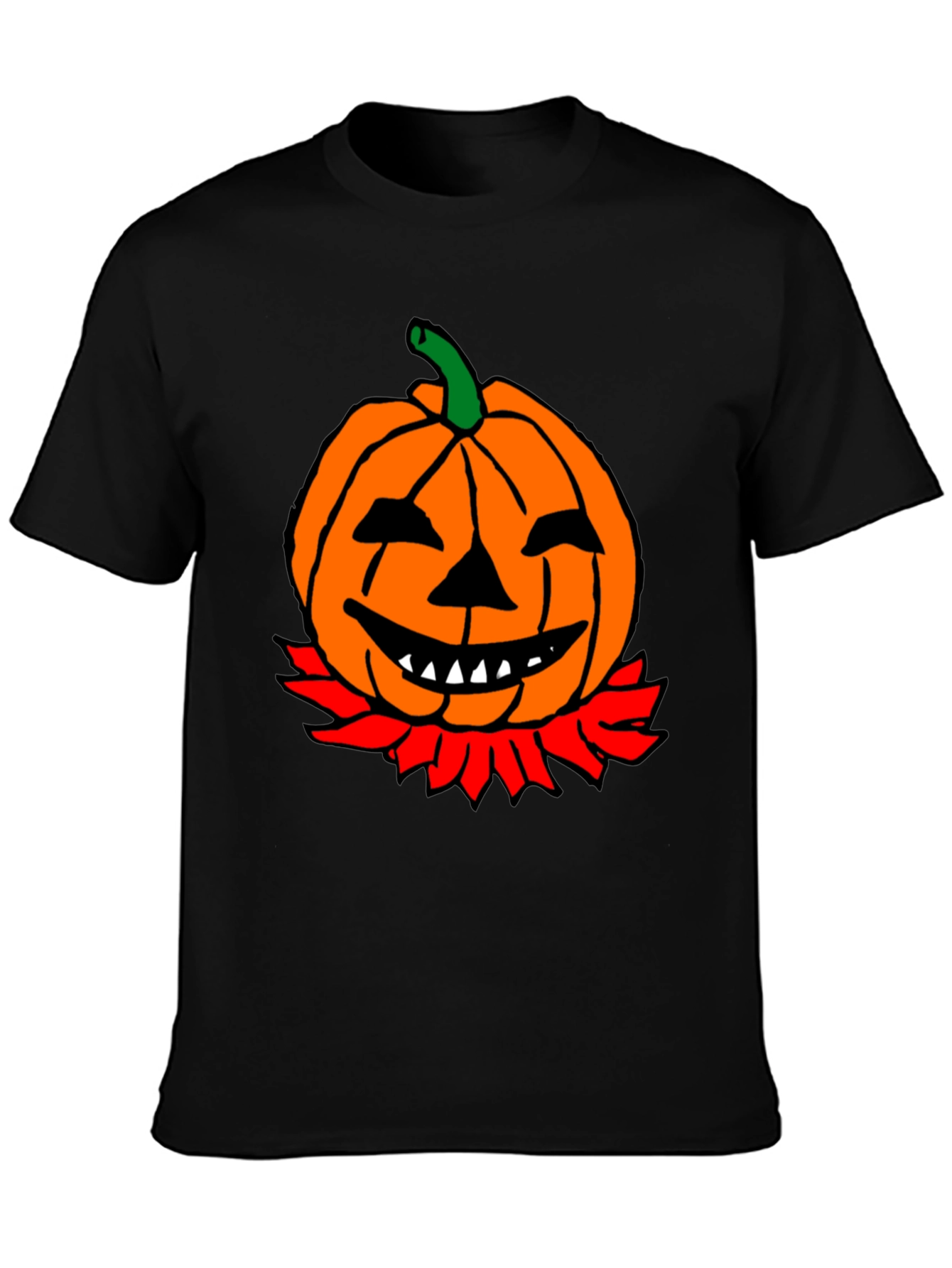 Pumpkin Graphic Tee - Halloween T-Shirt